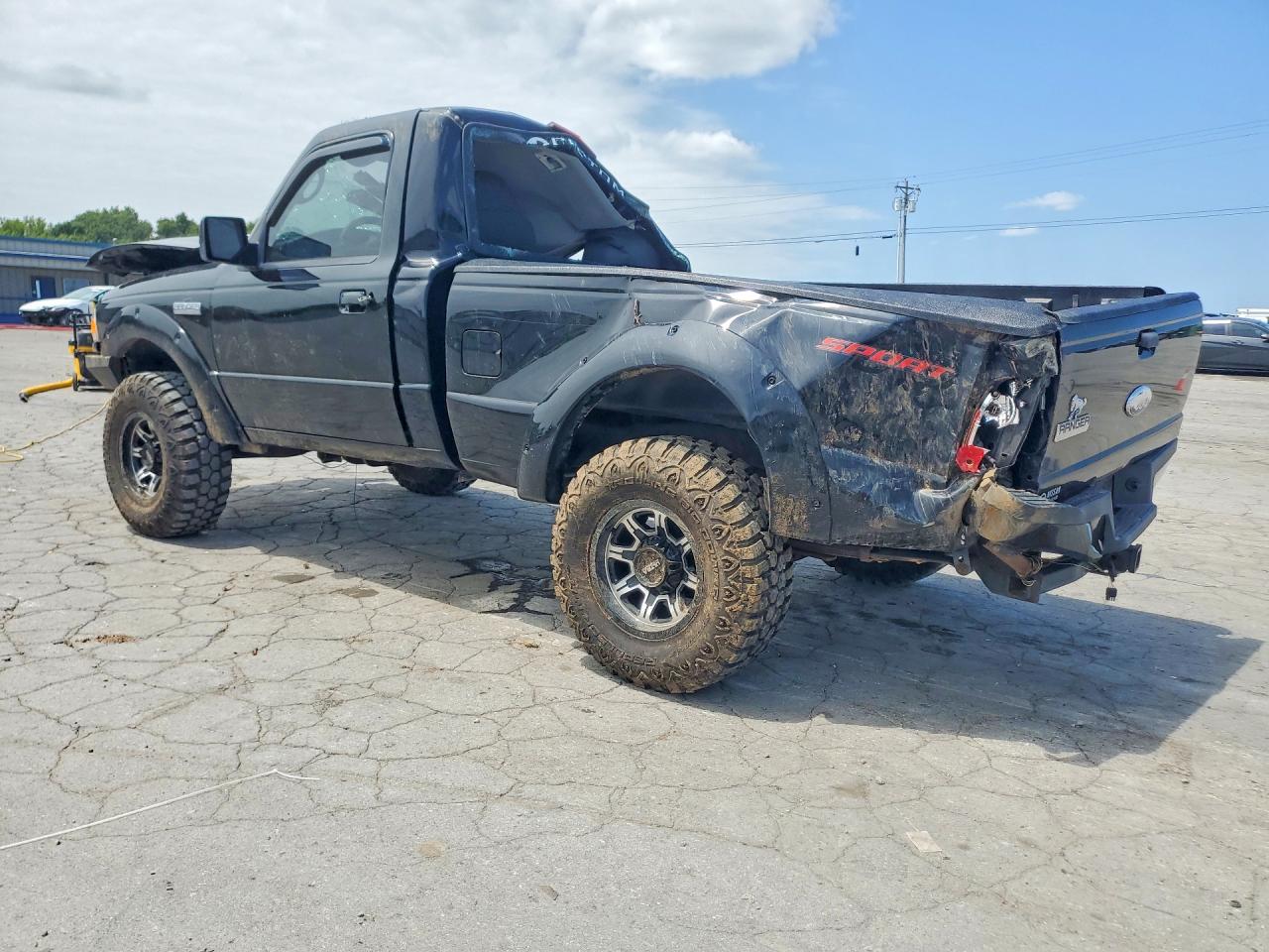 2009 Ford Ranger Black vin: 1FTYR10D59PA16748