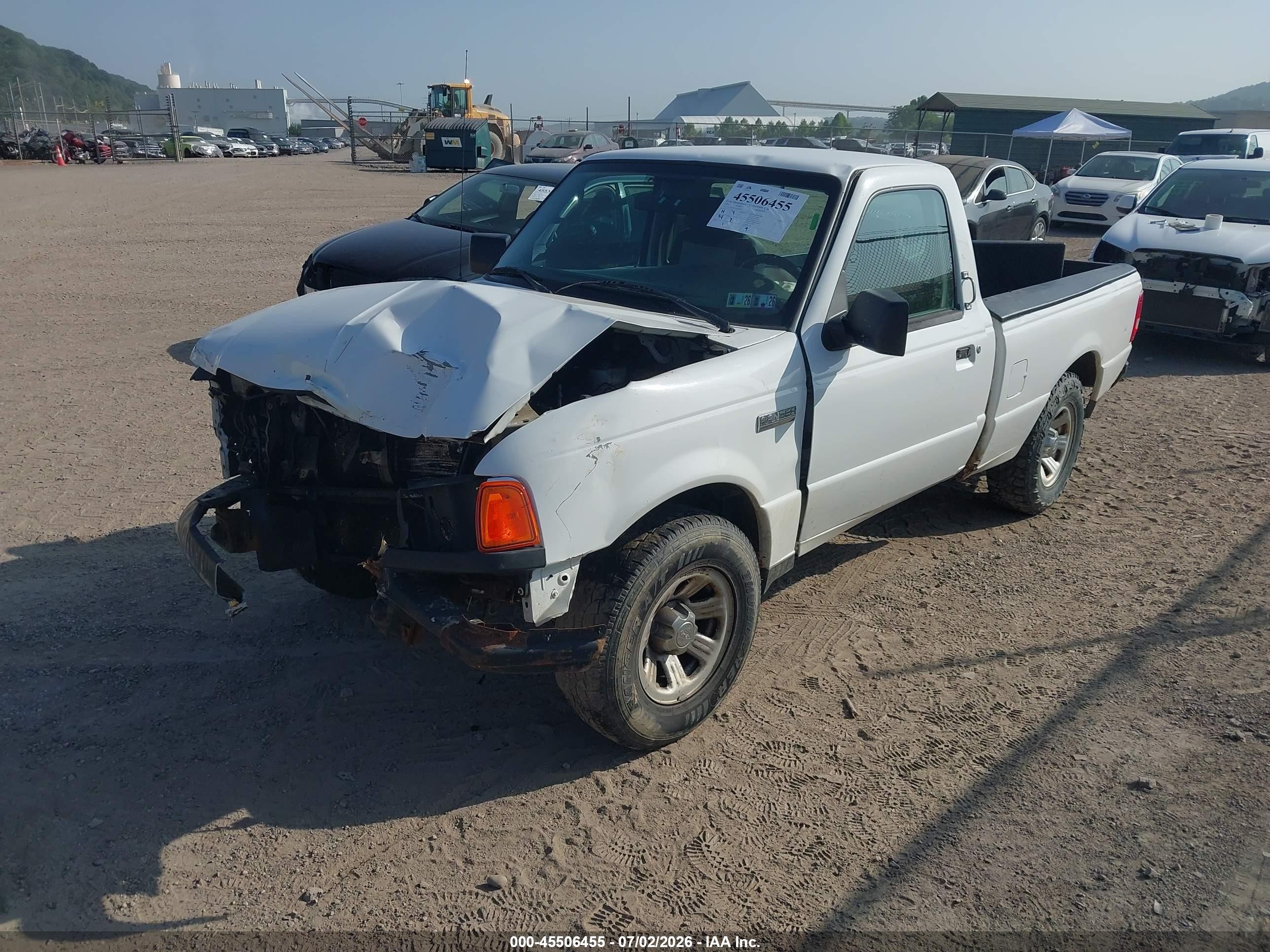 2009 Ford Ranger Sport/xl/xlt White vin: 1FTYR10D59PA28902