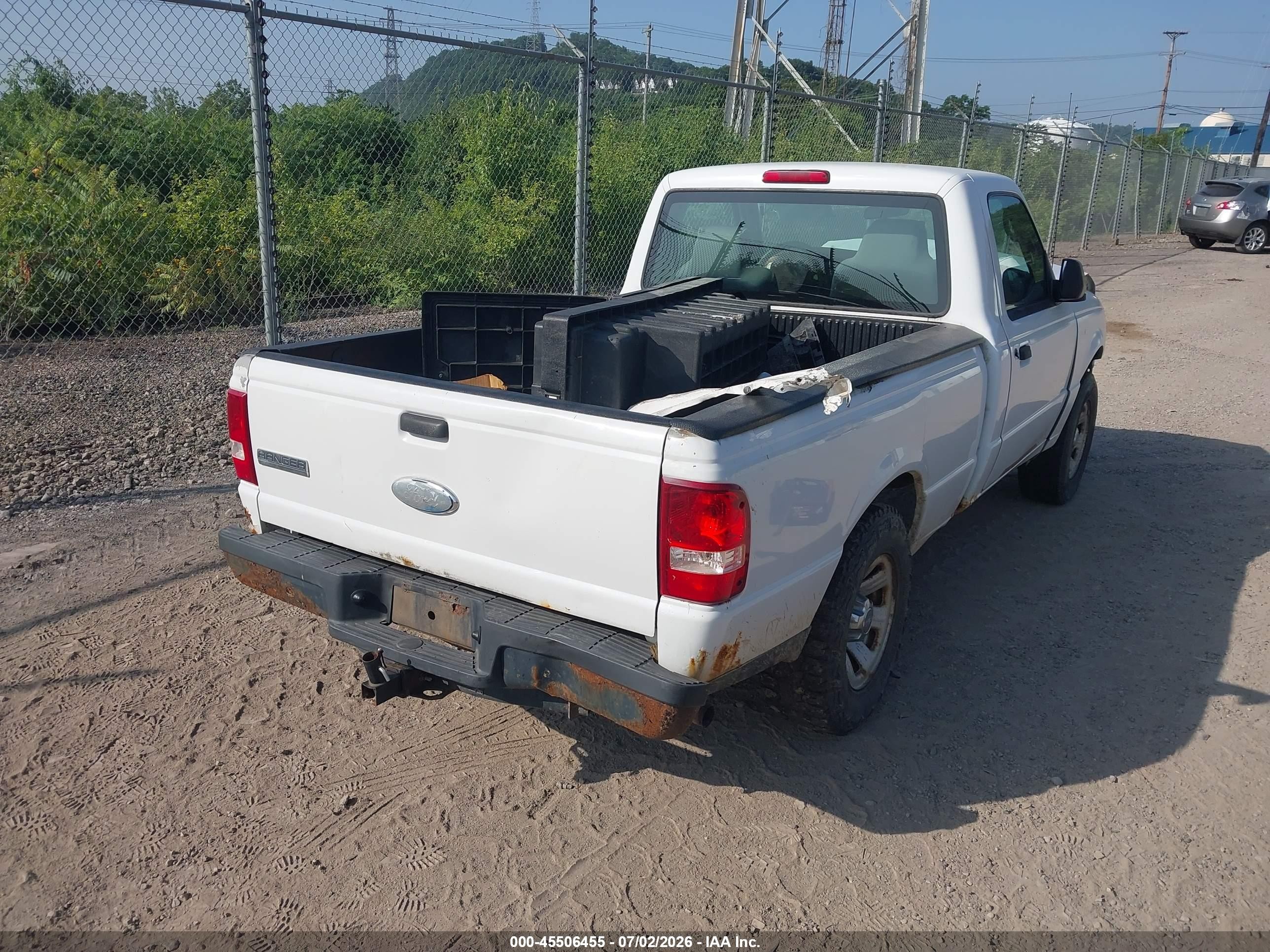 2009 Ford Ranger Sport/xl/xlt White vin: 1FTYR10D59PA28902