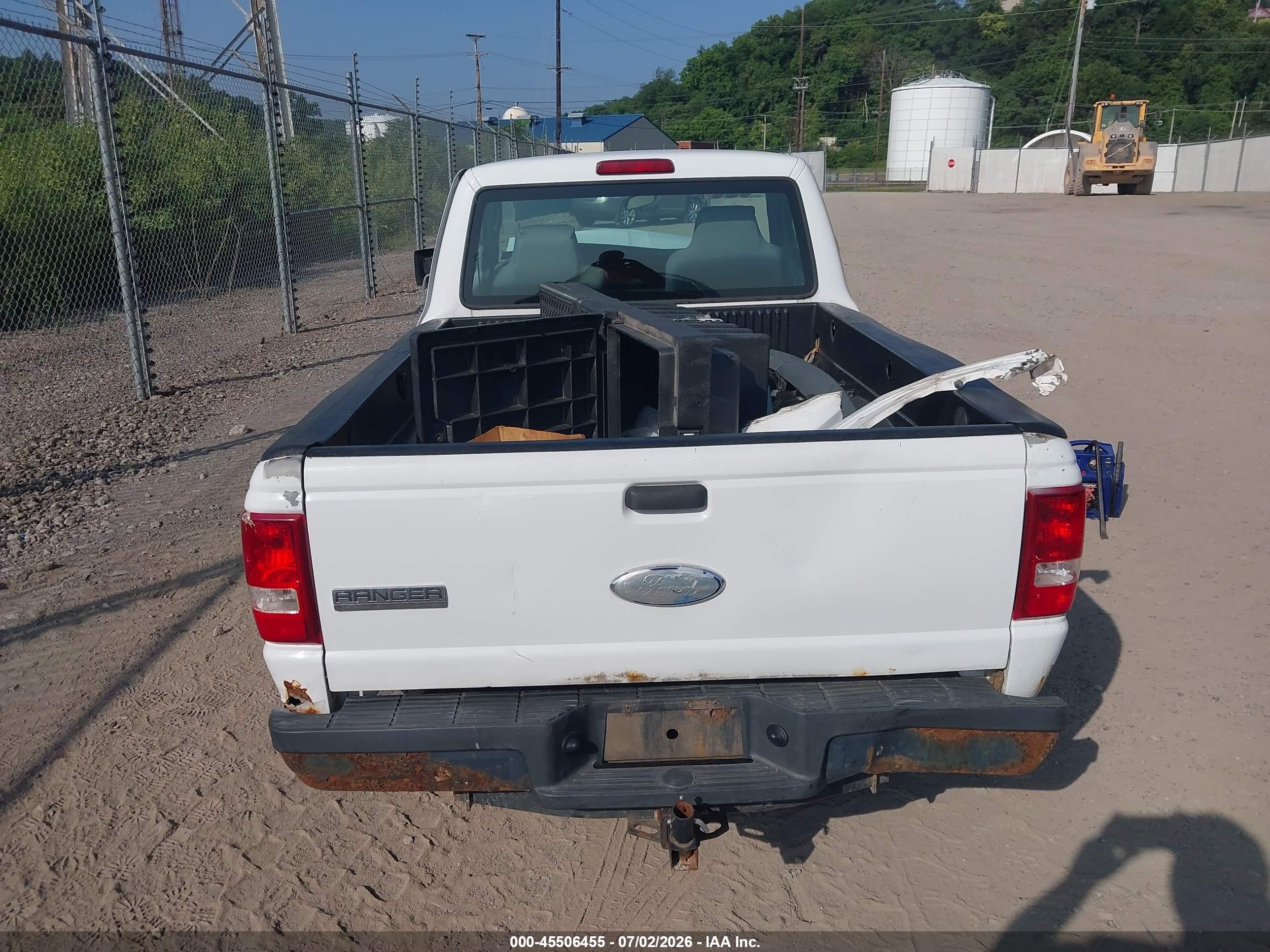 2009 Ford Ranger Sport/xl/xlt White vin: 1FTYR10D59PA28902
