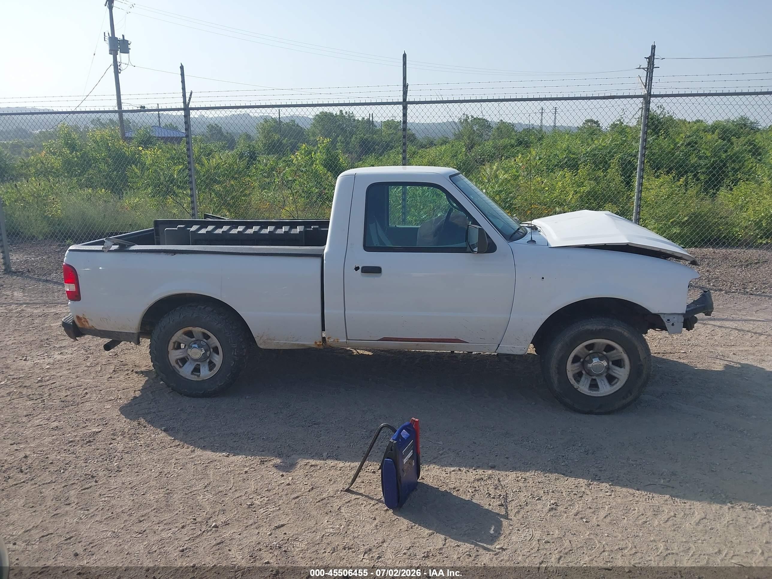 2009 Ford Ranger Sport/xl/xlt White vin: 1FTYR10D59PA28902