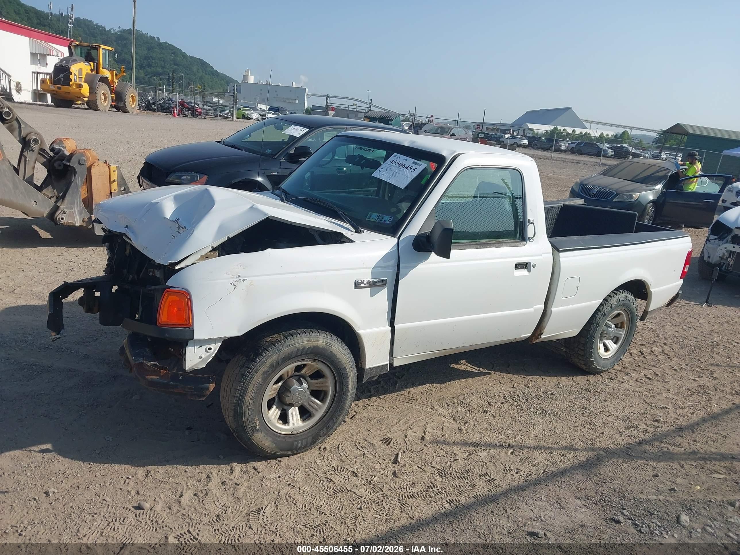 2009 Ford Ranger Sport/xl/xlt White vin: 1FTYR10D59PA28902