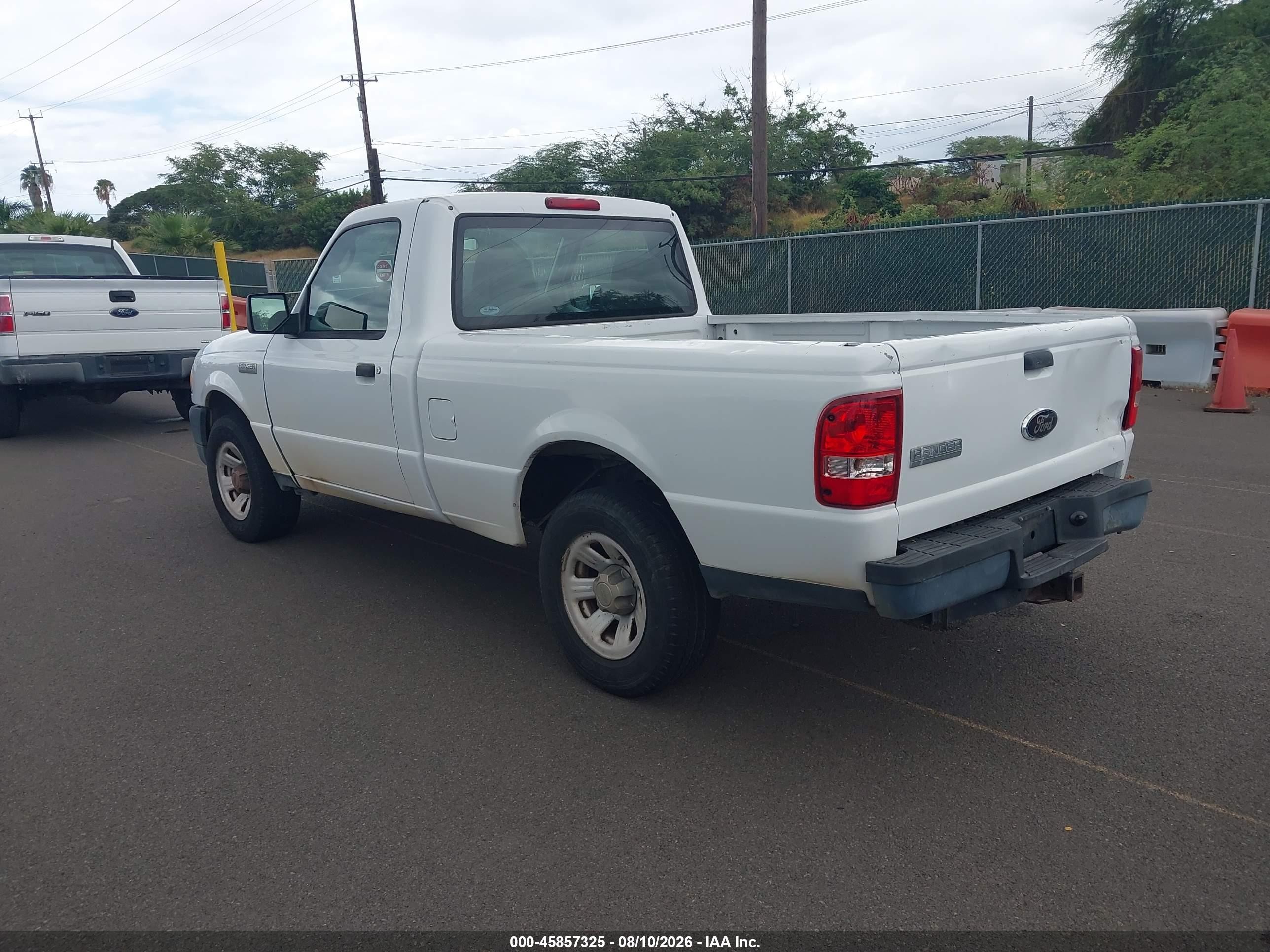 2009 Ford Ranger   Белый vin: 1FTYR10D59PA33470