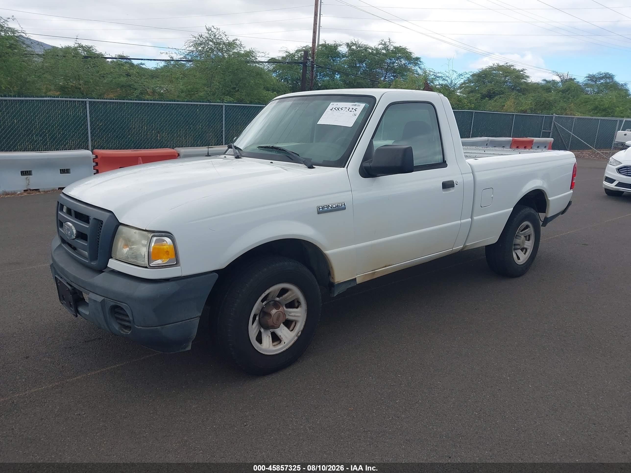 2009 Ford Ranger   Белый vin: 1FTYR10D59PA33470
