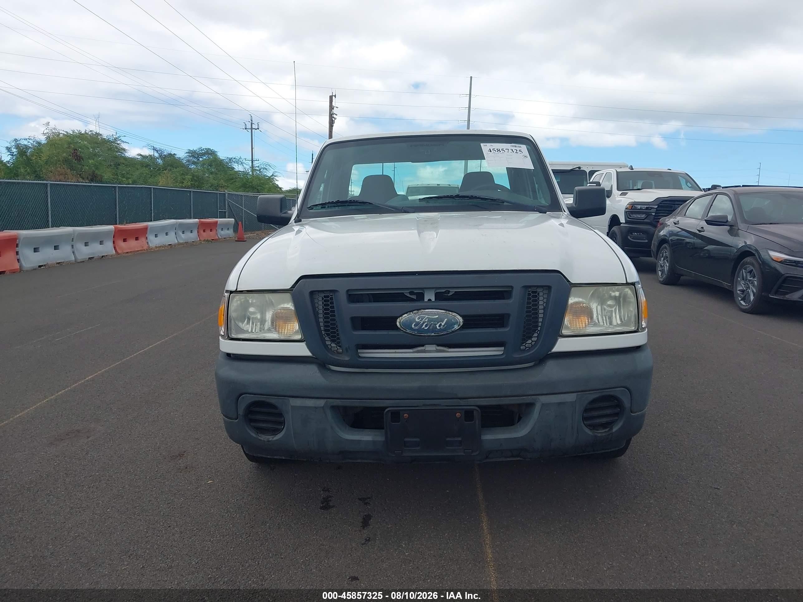 2009 Ford Ranger   Белый vin: 1FTYR10D59PA33470