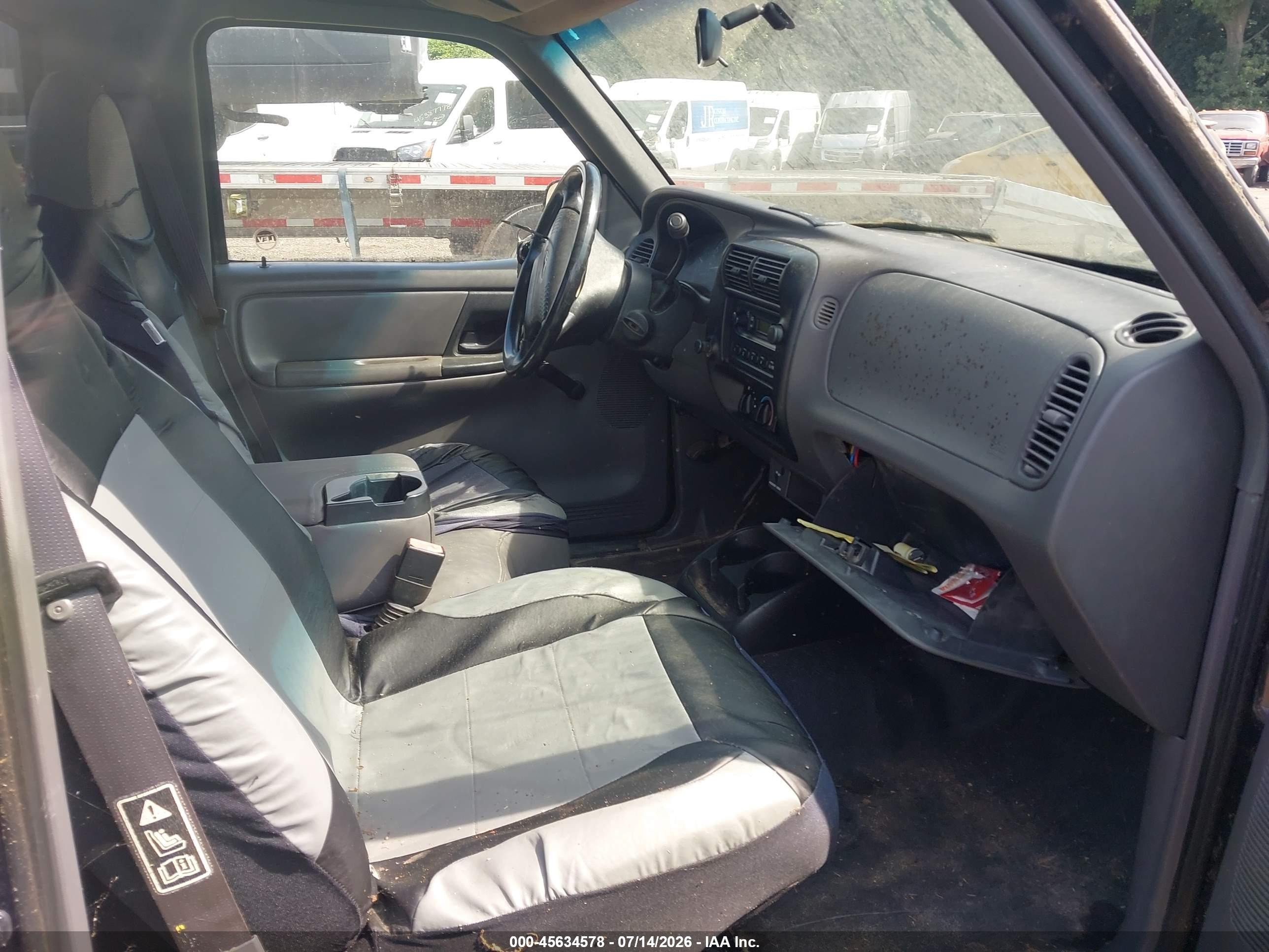 2001 Ford Ranger Xl/xlt Black vin: 1FTYR10D61TB00766