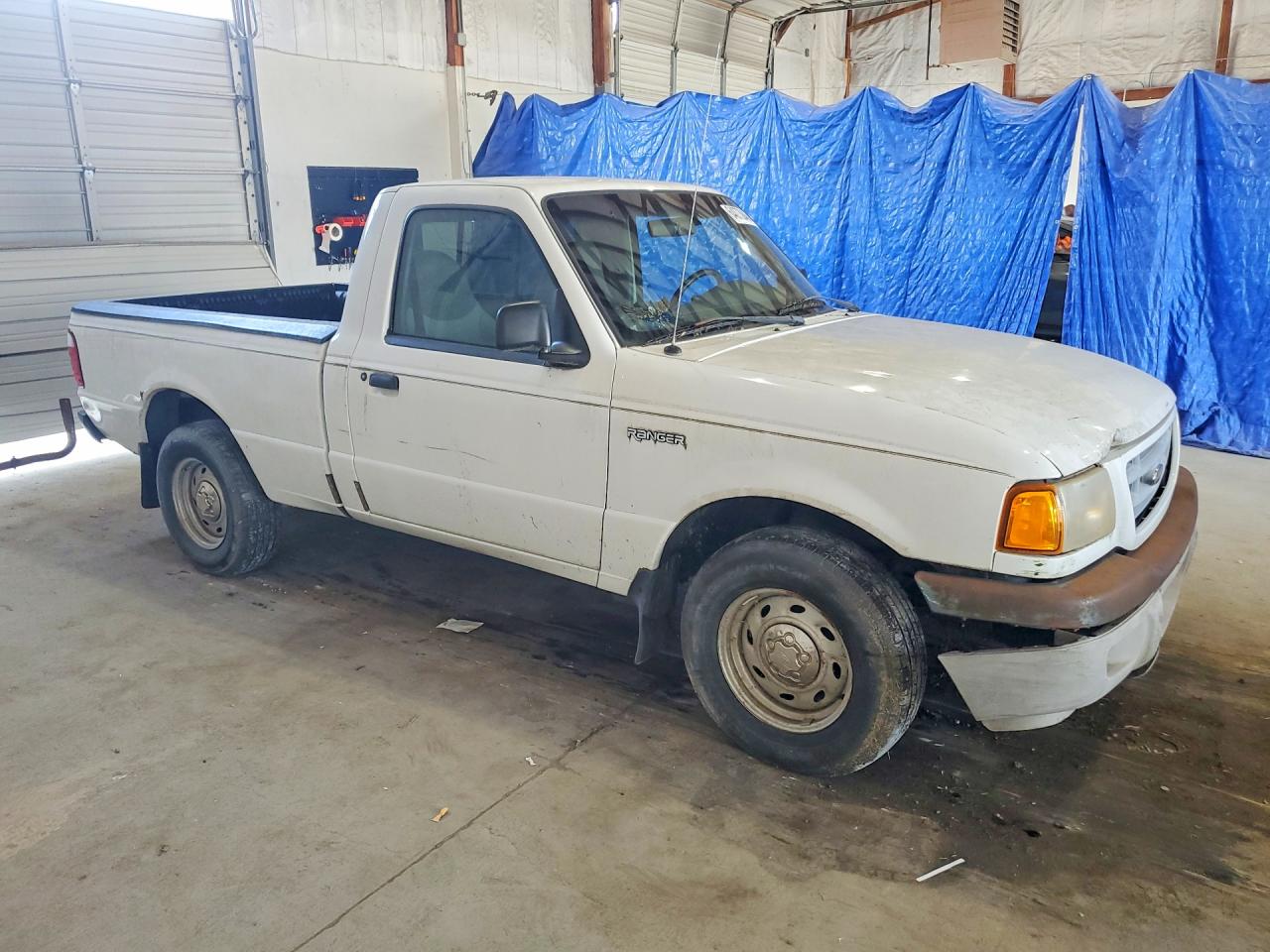 2002 Ford Ranger White vin: 1FTYR10D62PB49797