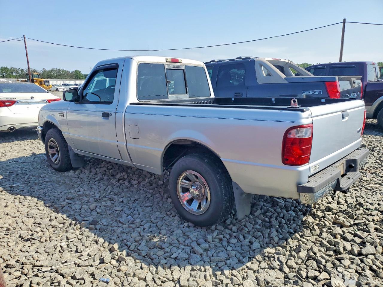 2002 Ford Ranger Silver vin: 1FTYR10D62PB75025