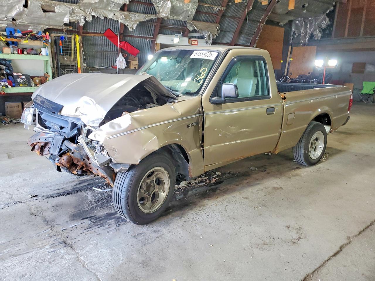 2004 Ford Ranger Beige vin: 1FTYR10D64PB17600