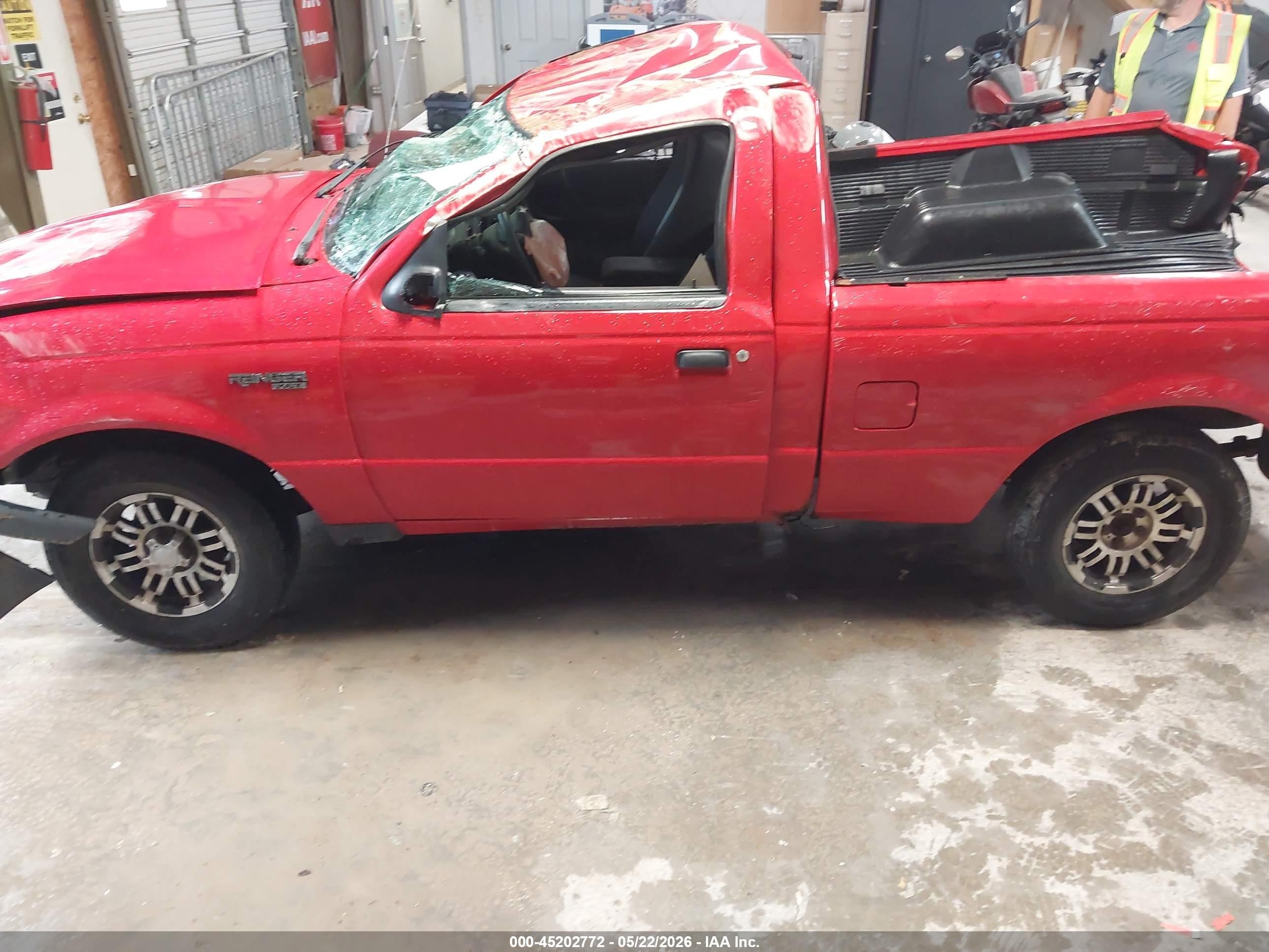 2004 Ford Ranger Xl/xlt Red vin: 1FTYR10D64PB59815