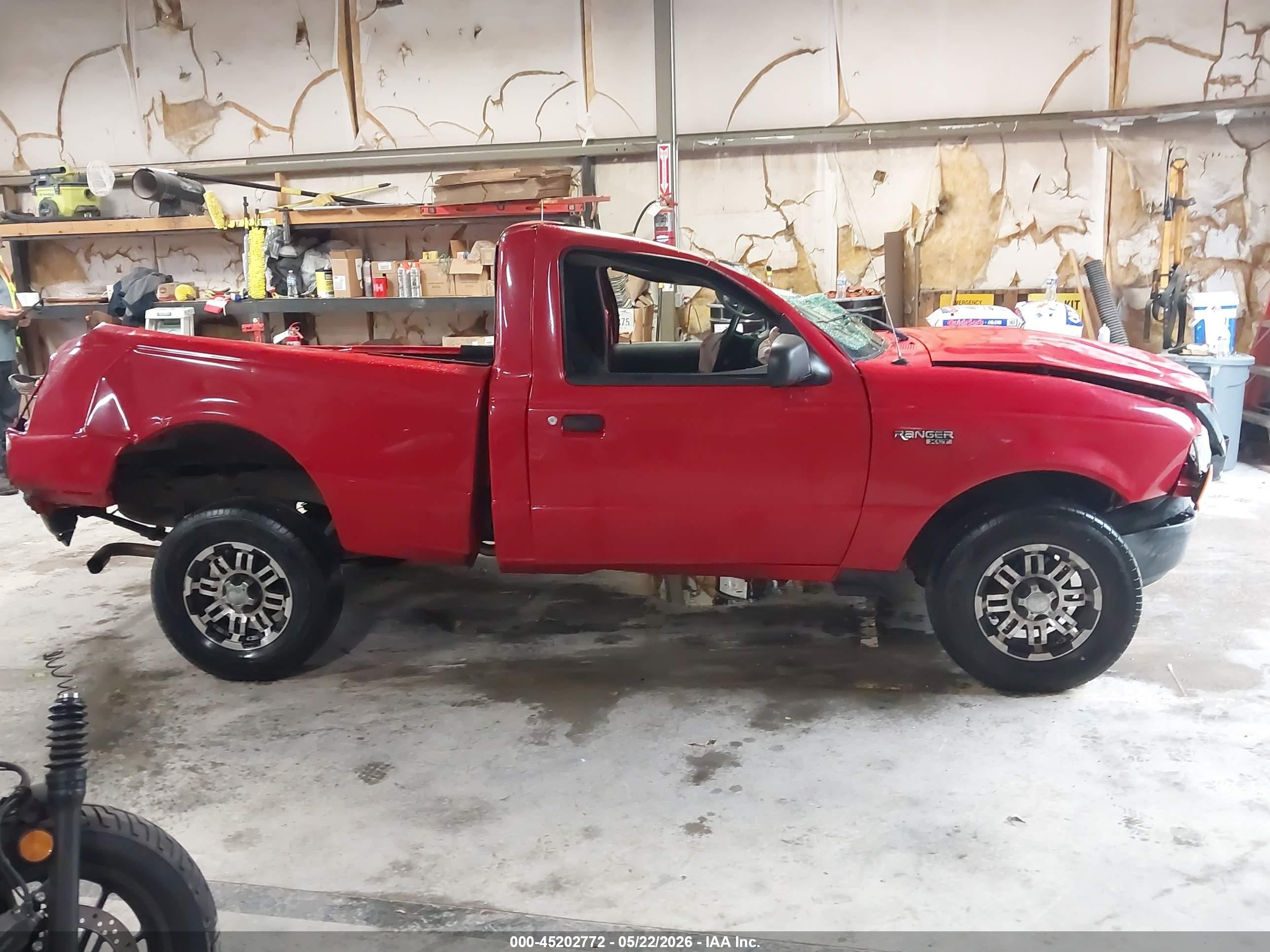 2004 Ford Ranger Xl/xlt Red vin: 1FTYR10D64PB59815