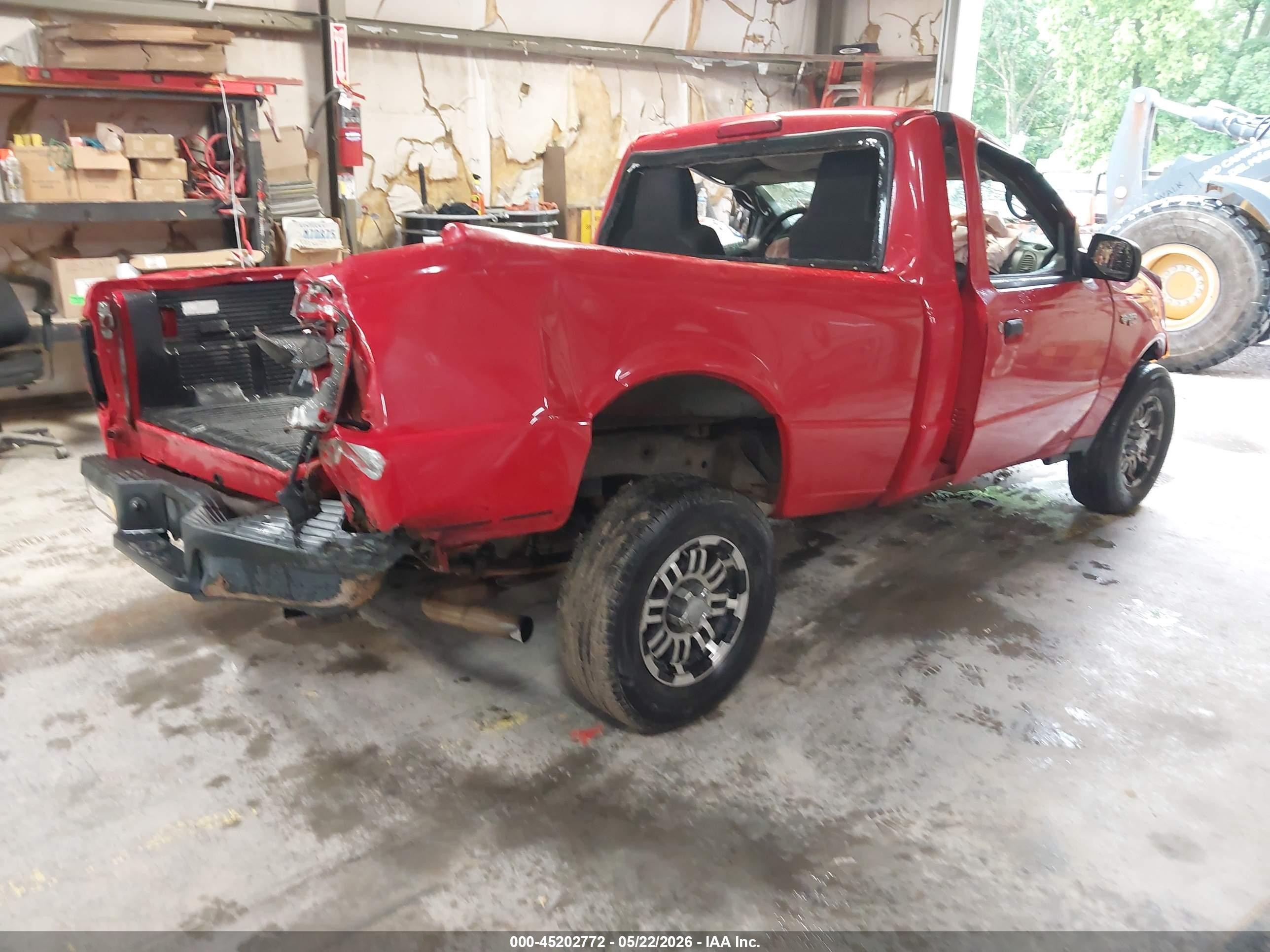 2004 Ford Ranger Xl/xlt Red vin: 1FTYR10D64PB59815