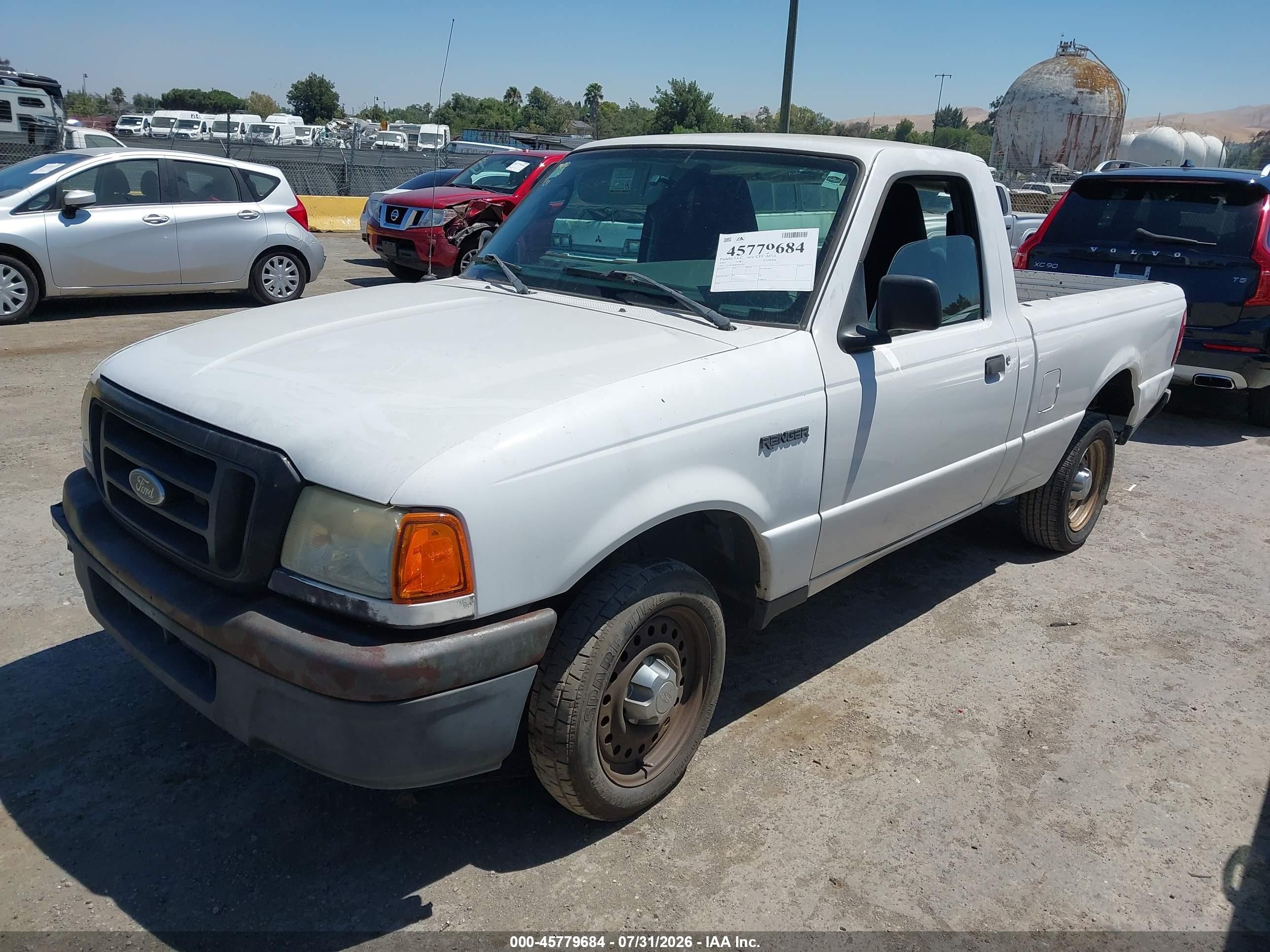 2005 Ford Ranger Xl/xls/xlt Белый vin: 1FTYR10D65PA32631