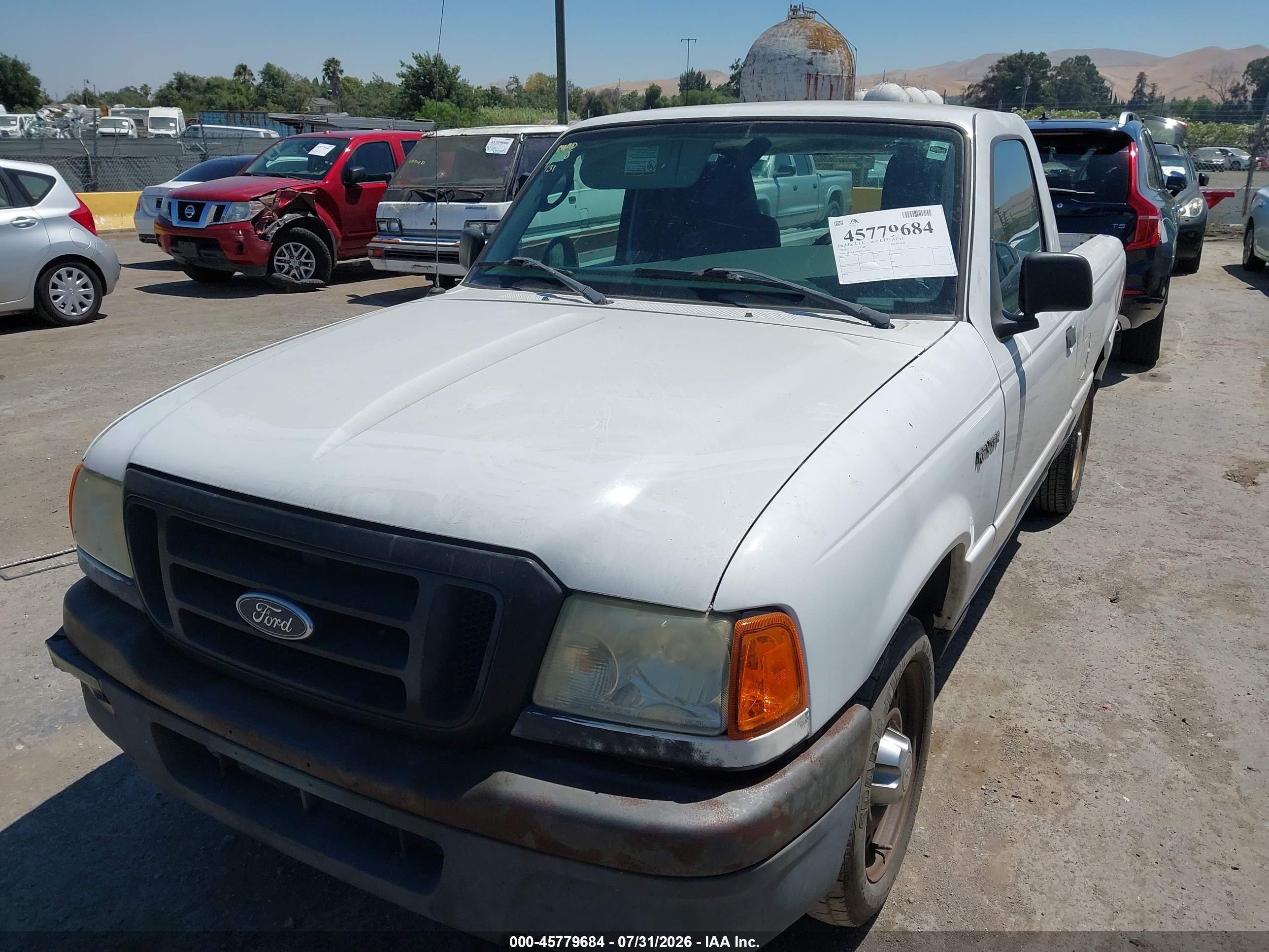 2005 Ford Ranger Xl/xls/xlt Белый vin: 1FTYR10D65PA32631