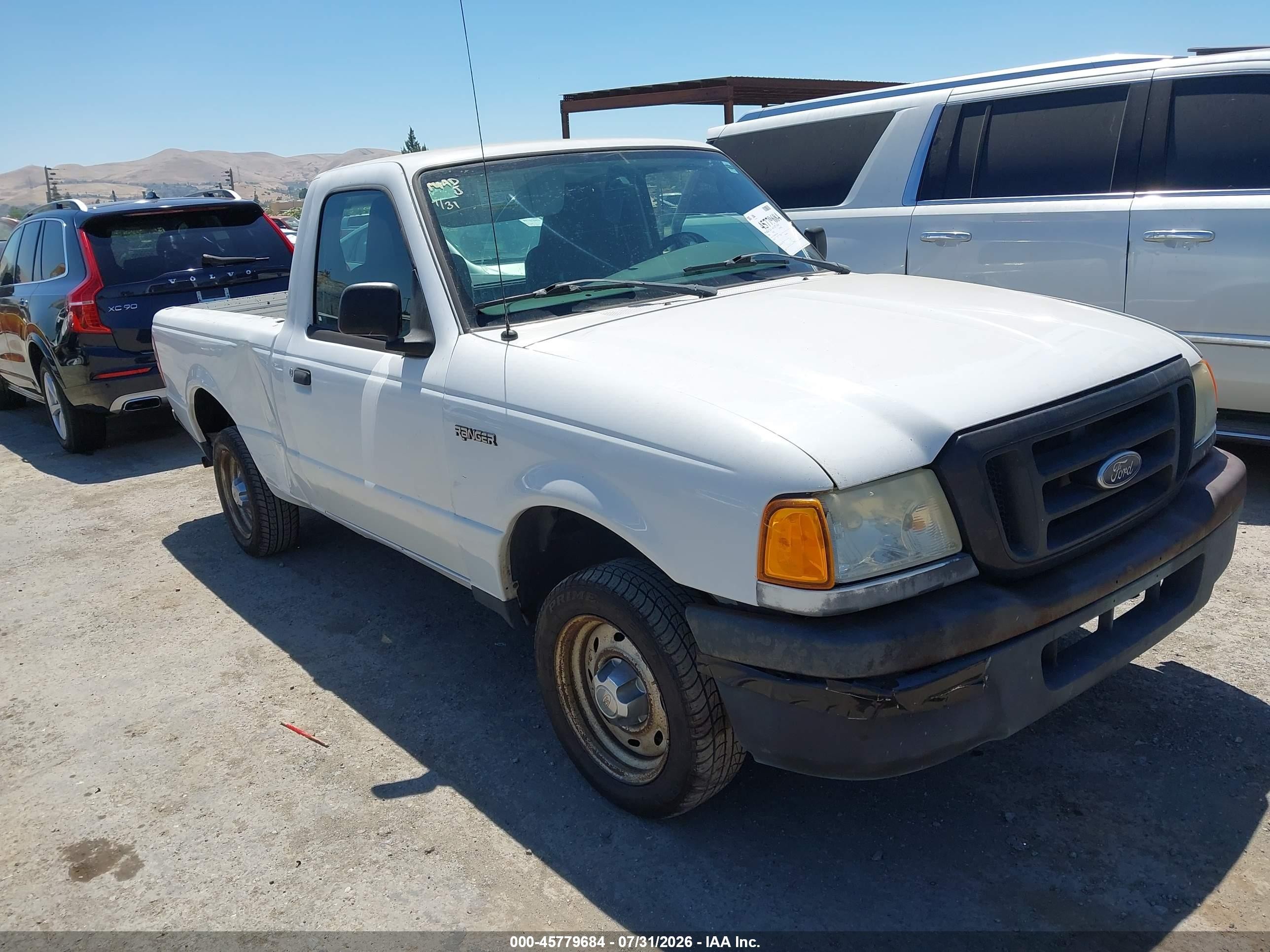 2005 Ford Ranger Xl/xls/xlt Белый vin: 1FTYR10D65PA32631