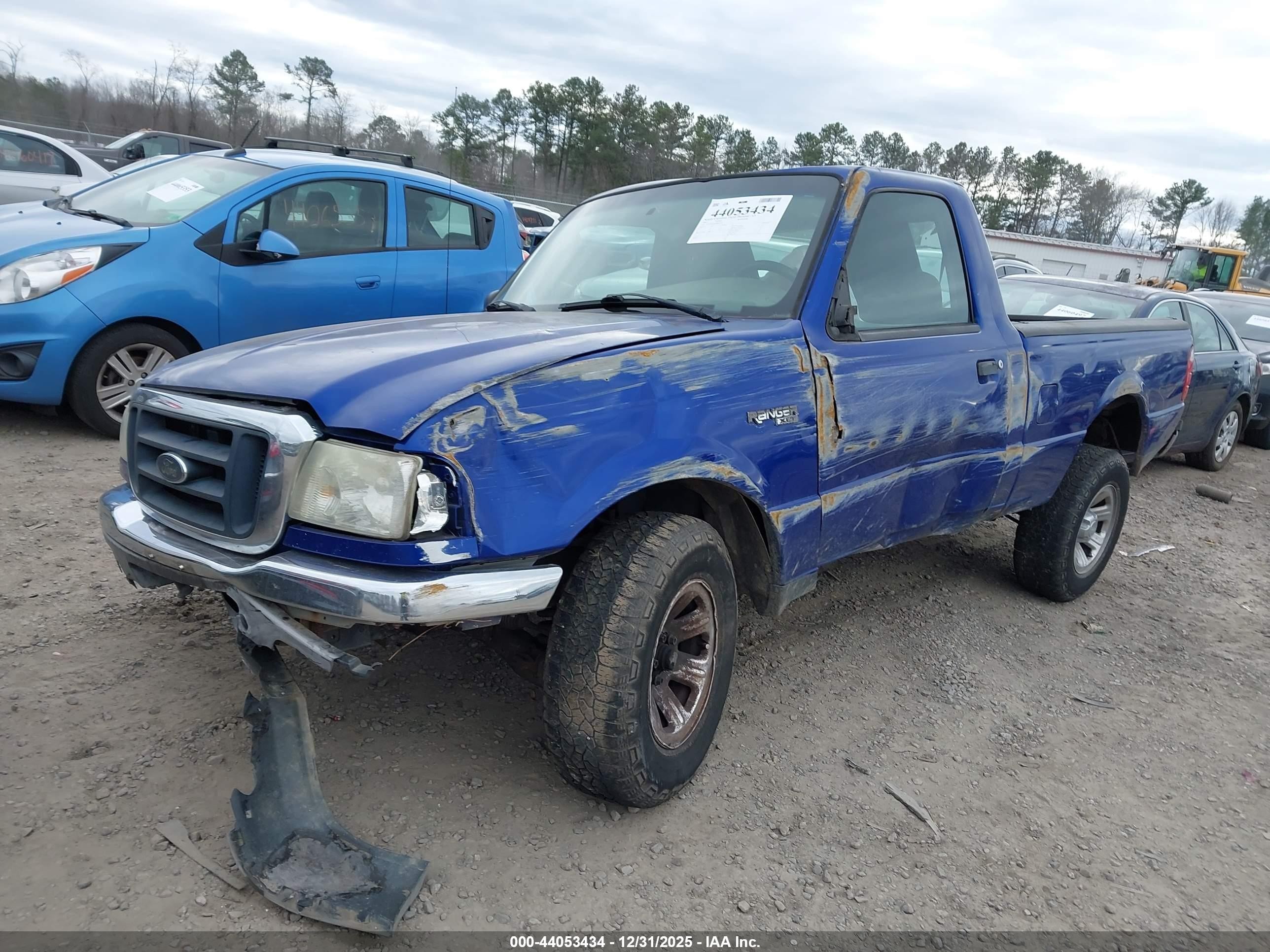 2005 Ford Ranger Xl/xls/xlt Blue vin: 1FTYR10D65PB10129