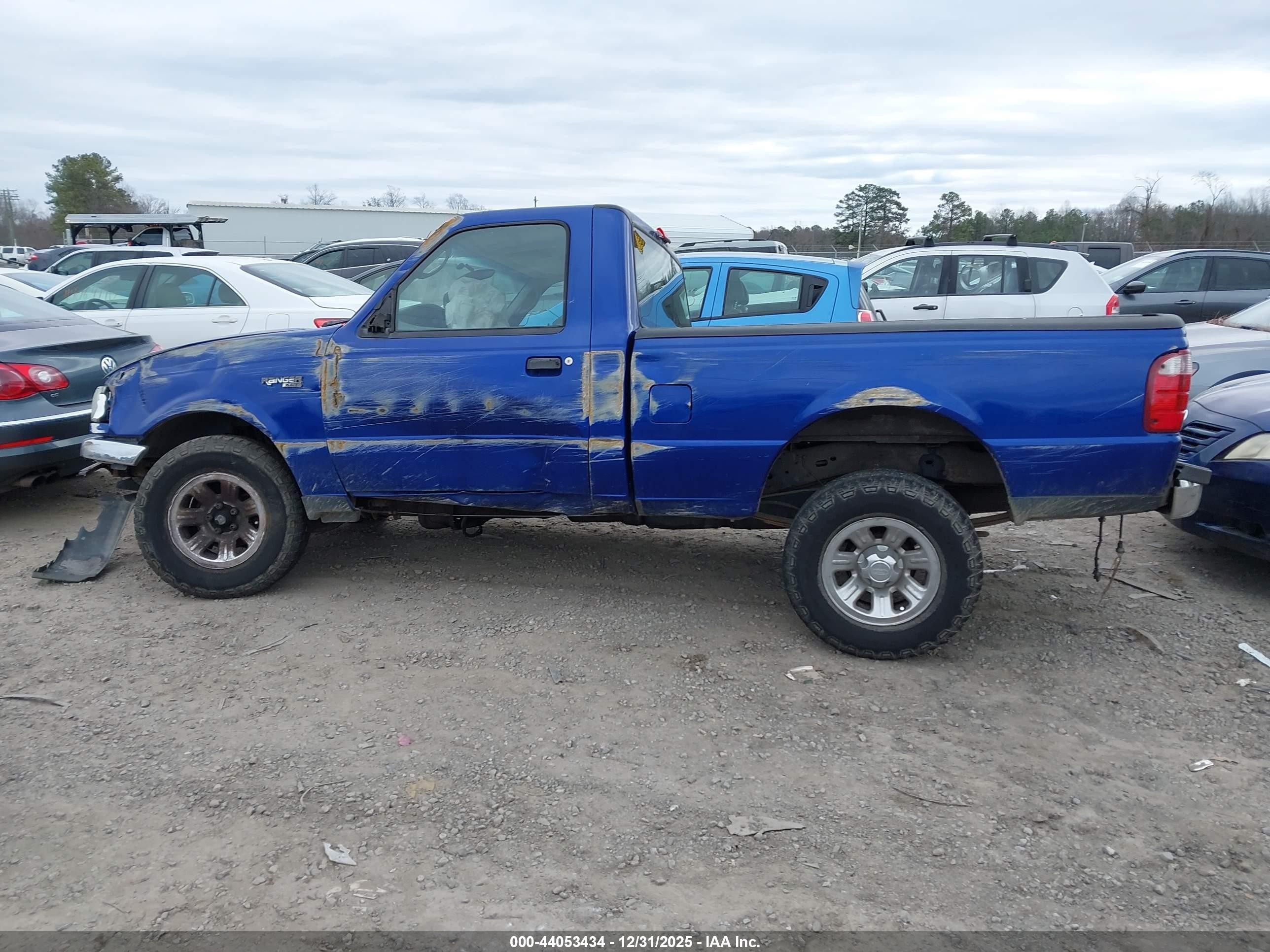 2005 Ford Ranger Xl/xls/xlt Blue vin: 1FTYR10D65PB10129