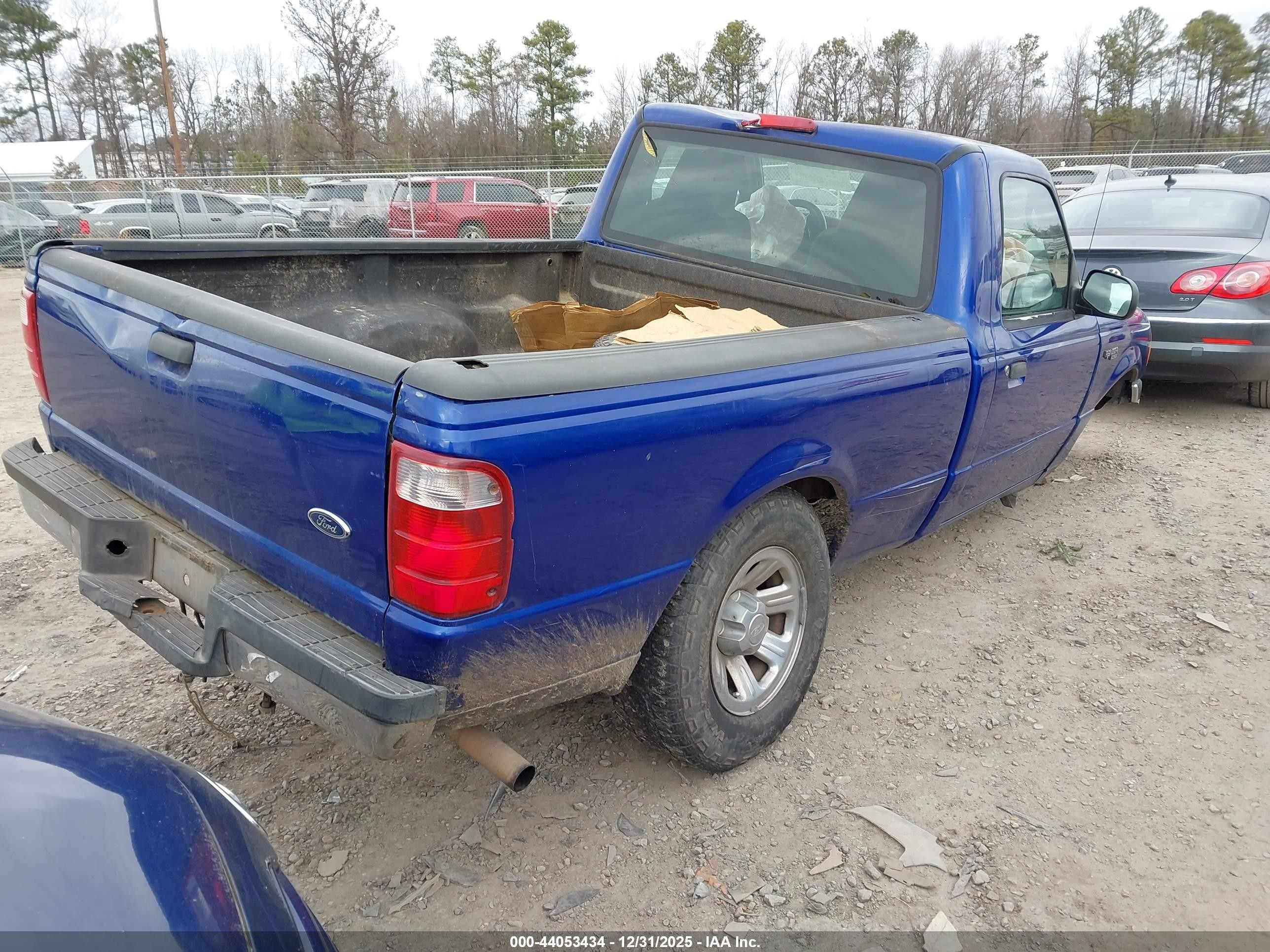 2005 Ford Ranger Xl/xls/xlt Blue vin: 1FTYR10D65PB10129