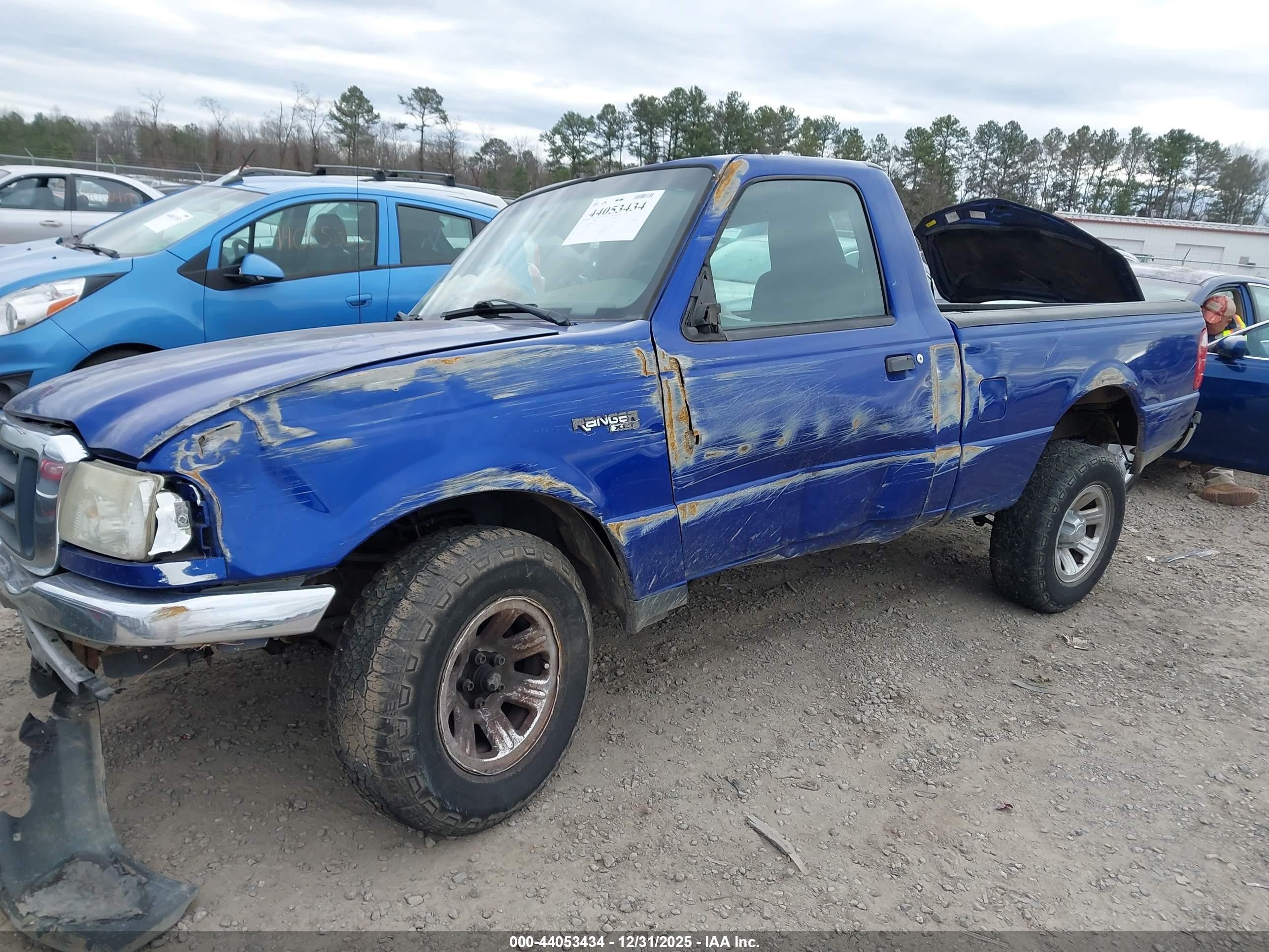 2005 Ford Ranger Xl/xls/xlt Blue vin: 1FTYR10D65PB10129