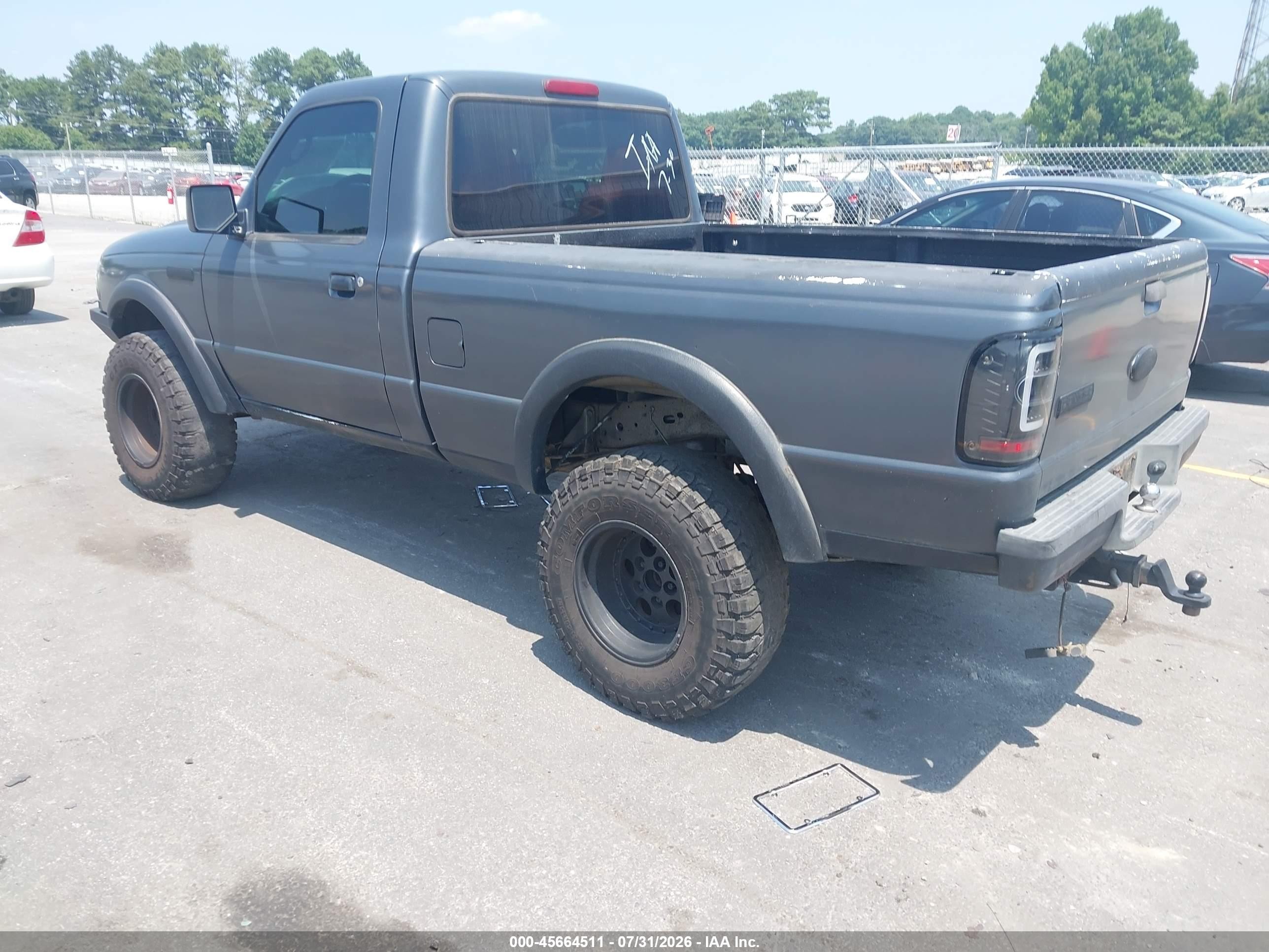 2007 Ford Ranger Stx/xl/xlt Gray vin: 1FTYR10D67PA84425