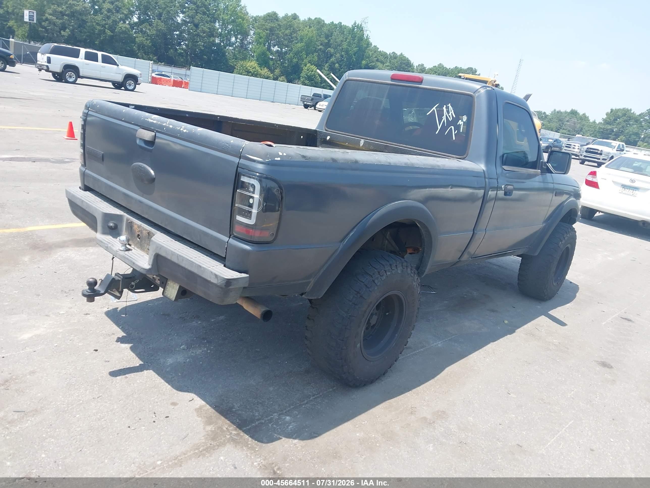 2007 Ford Ranger Stx/xl/xlt Gray vin: 1FTYR10D67PA84425