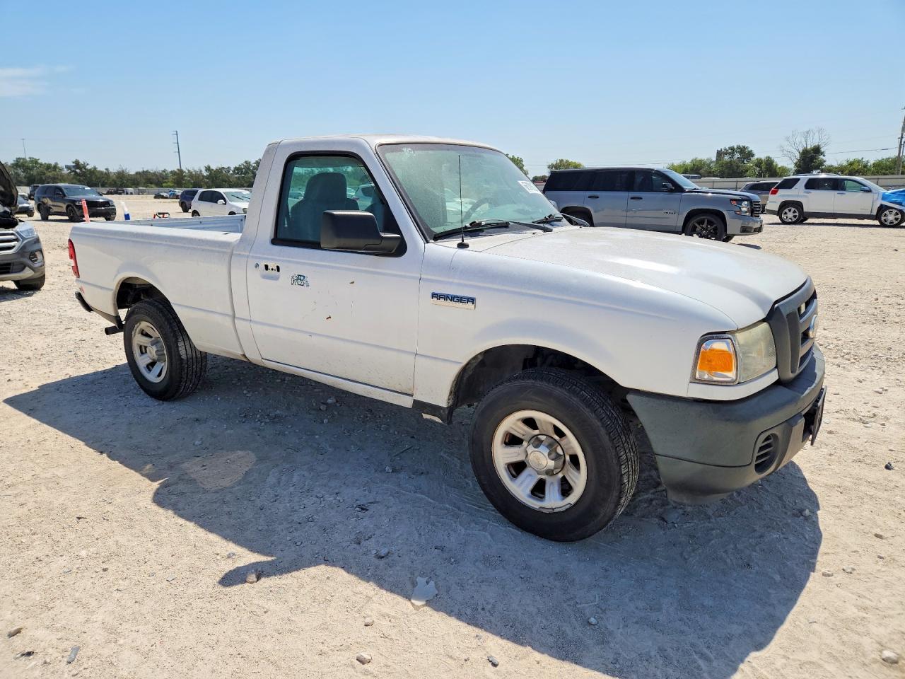 2008 Ford Ranger White vin: 1FTYR10D68PA26395