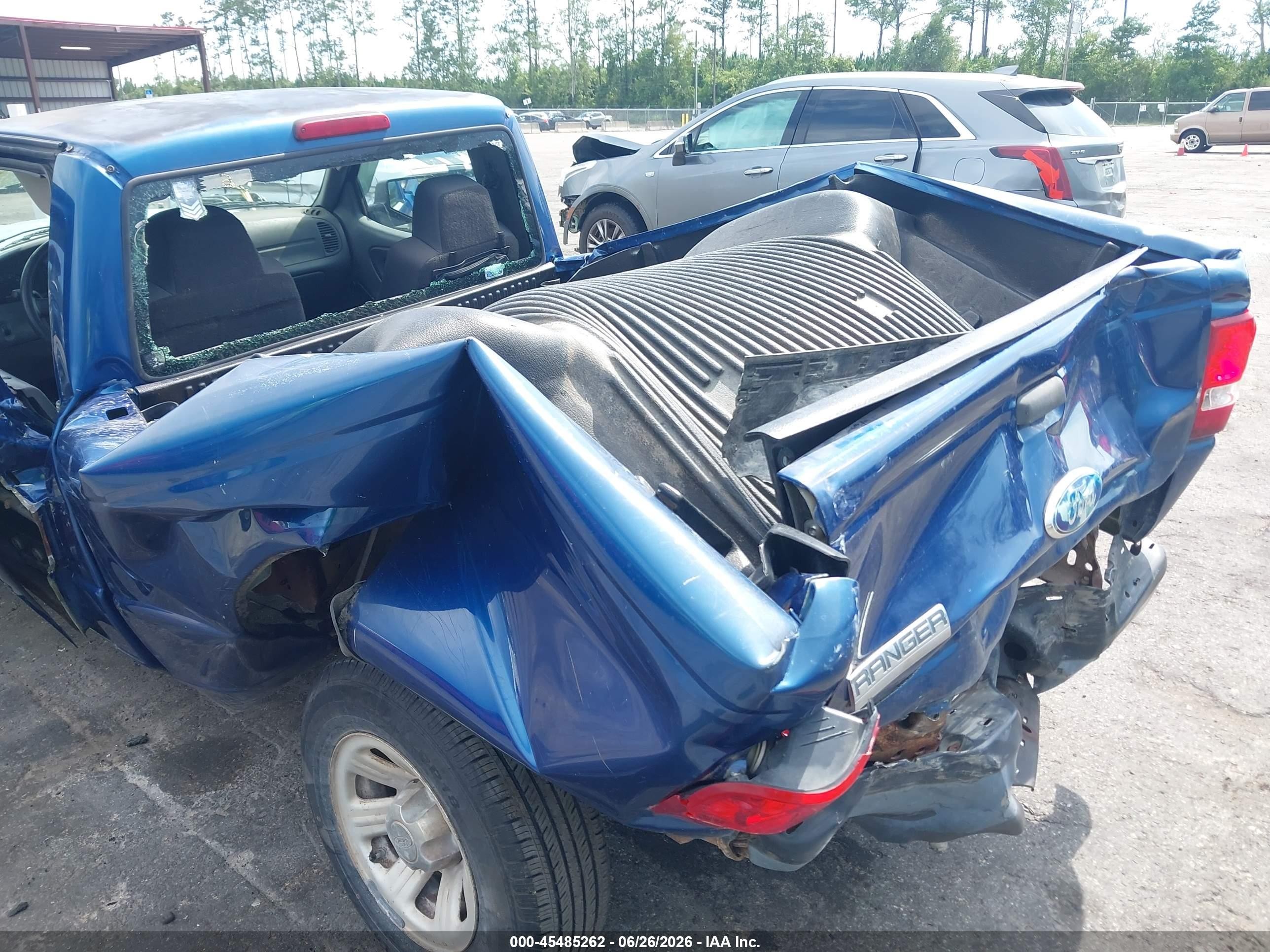 2008 Ford Ranger Xl/xlt Blue vin: 1FTYR10D68PA56383