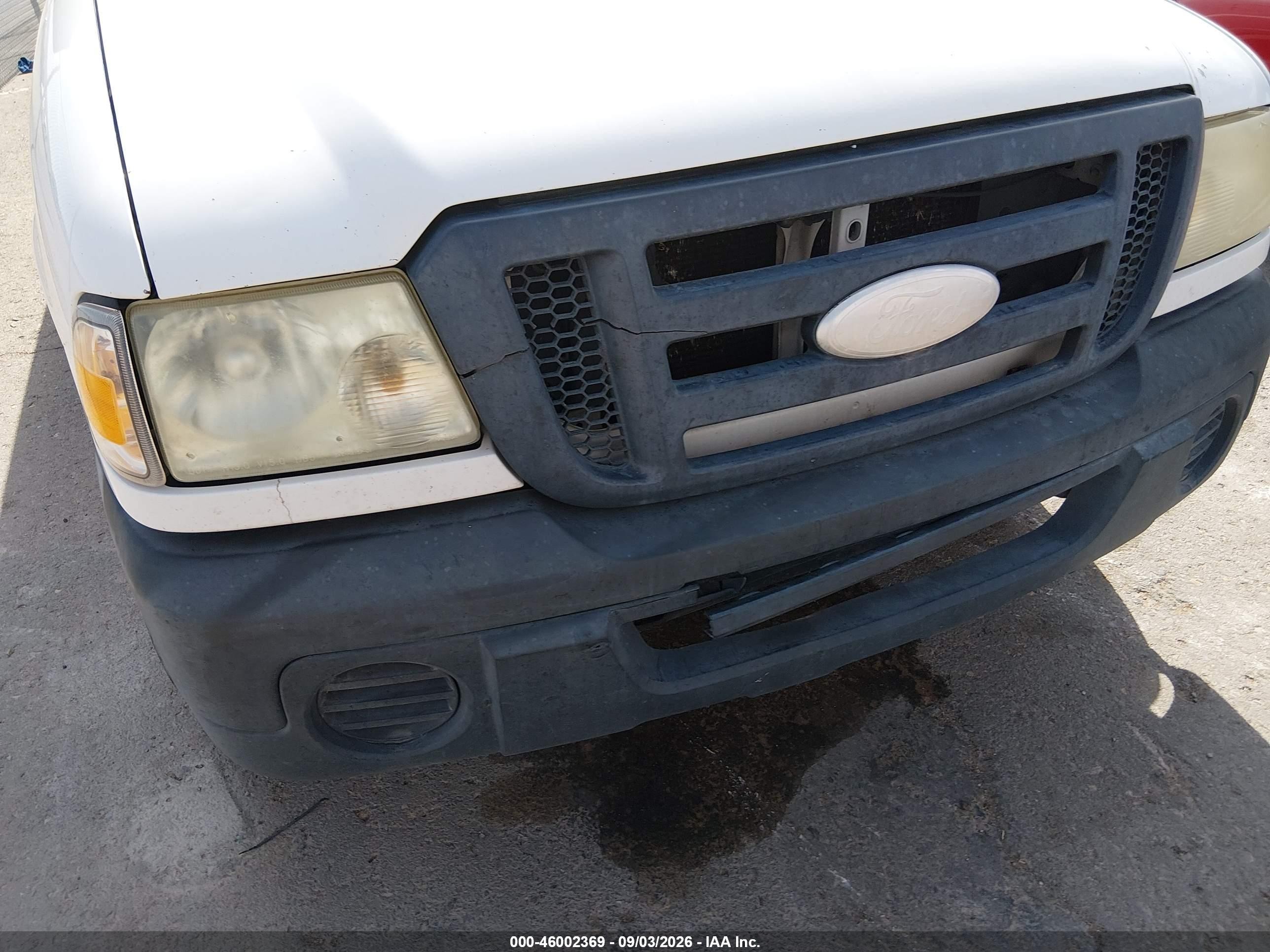 2008 Ford Ranger Xl/xlt White vin: 1FTYR10D68PB09714