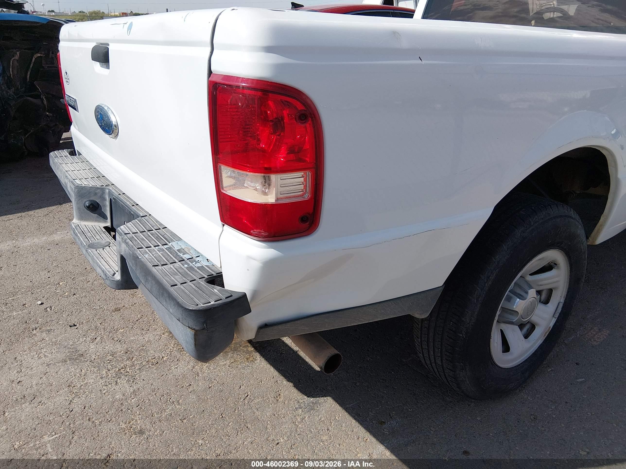 2008 Ford Ranger Xl/xlt White vin: 1FTYR10D68PB09714