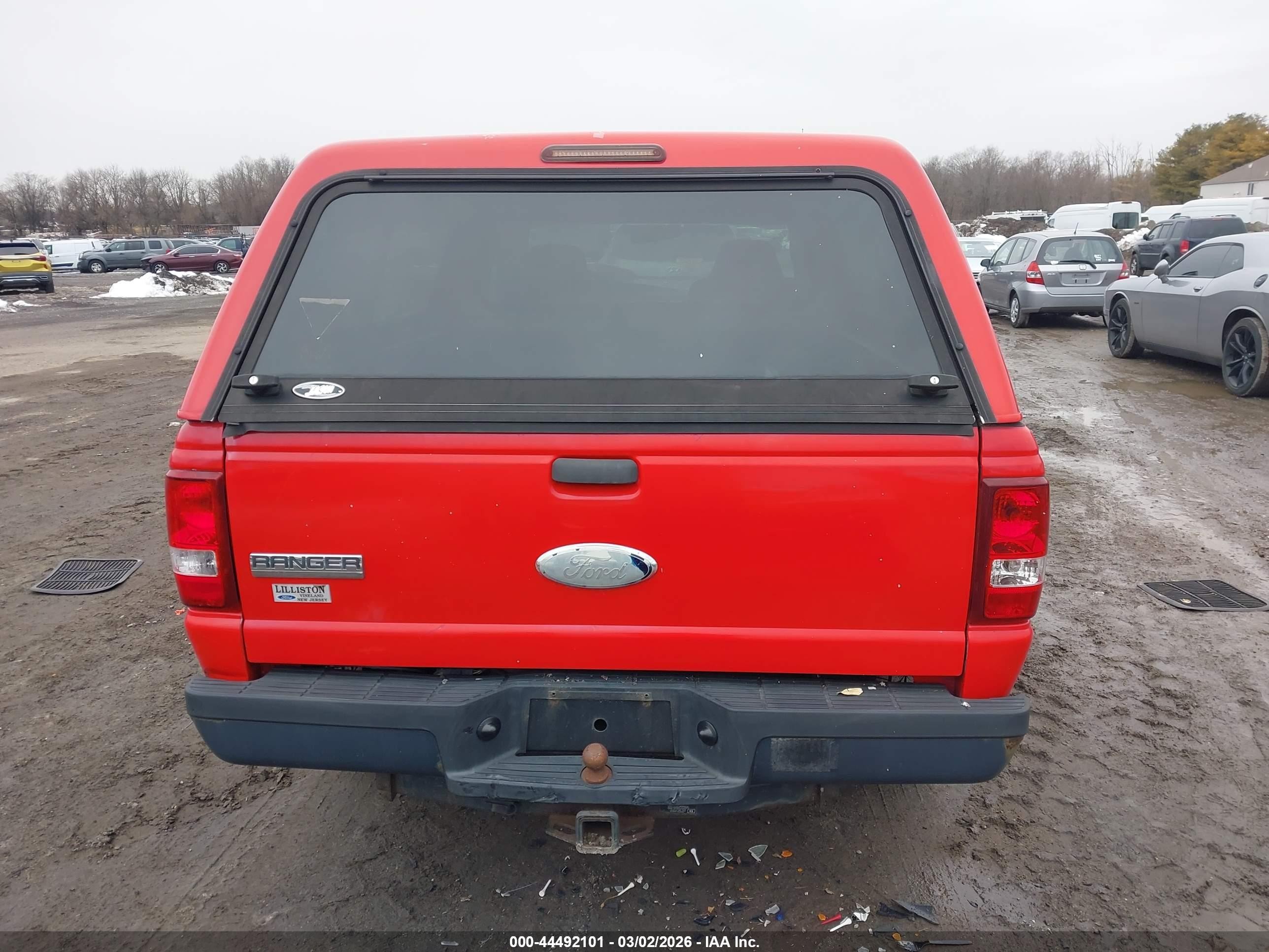 2009 Ford Ranger Sport/xl/xlt Red vin: 1FTYR10D69PA08612