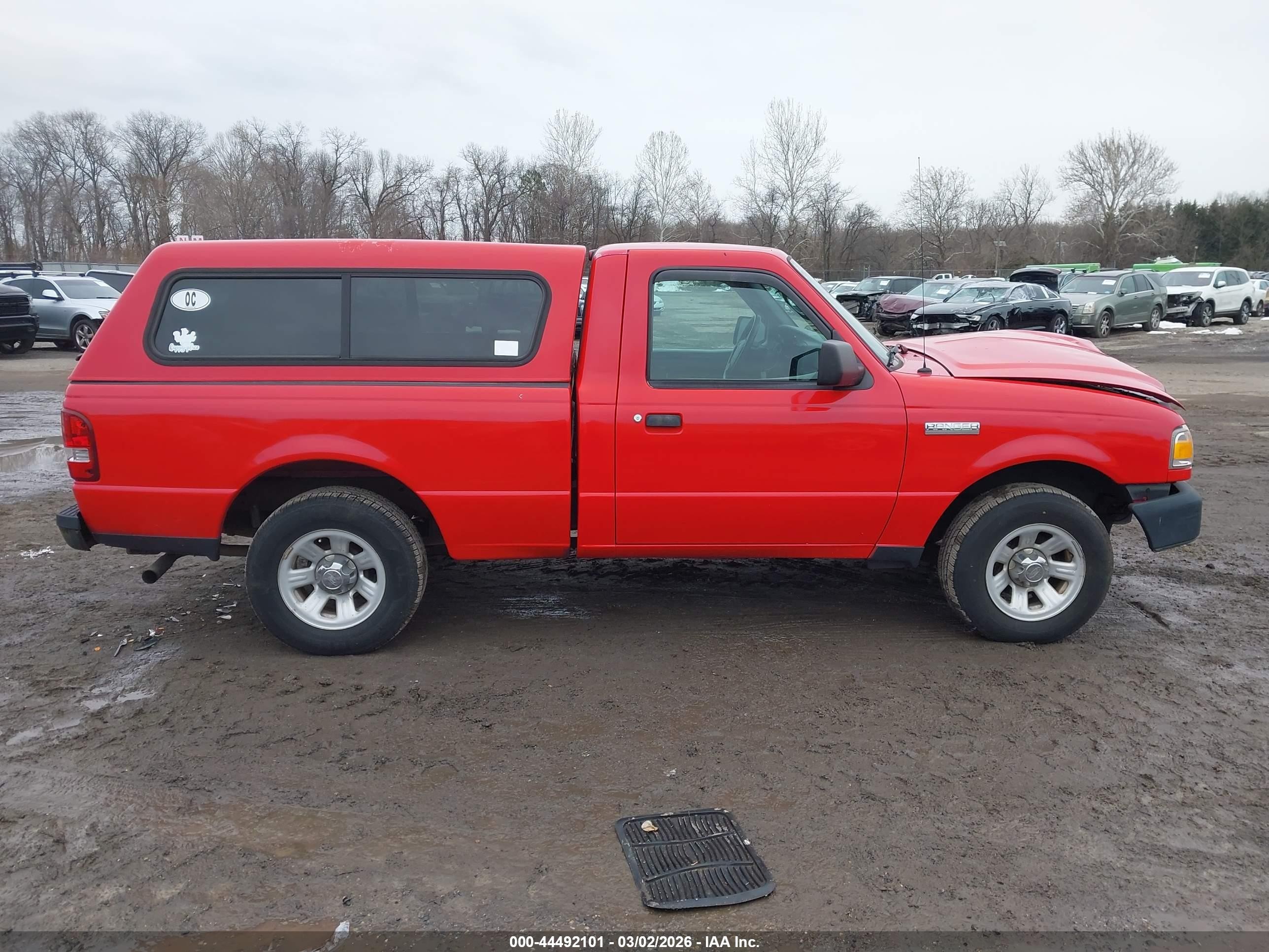 2009 Ford Ranger Sport/xl/xlt Red vin: 1FTYR10D69PA08612