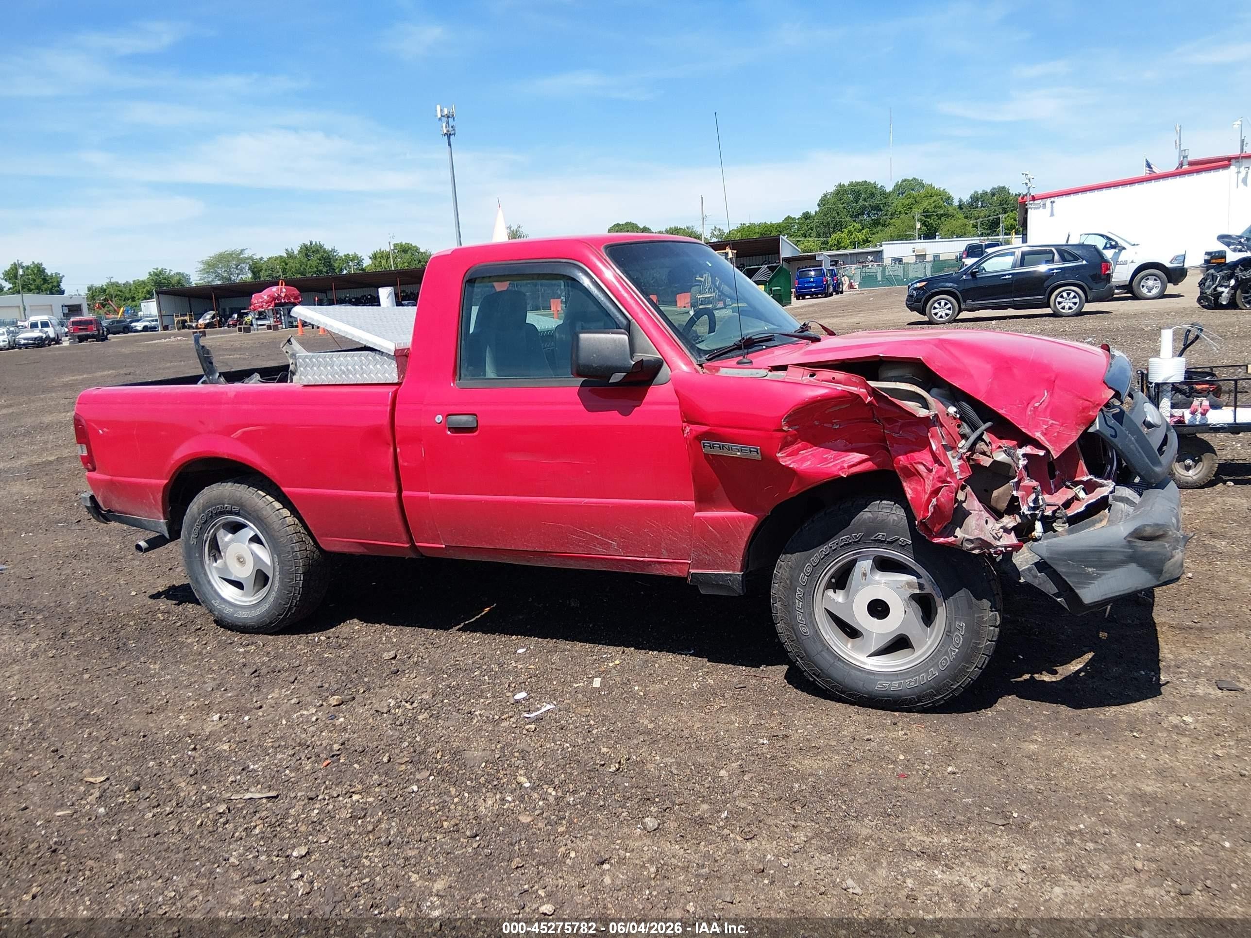2009 Ford Ranger Sport/xl/xlt Red vin: 1FTYR10D69PA21649