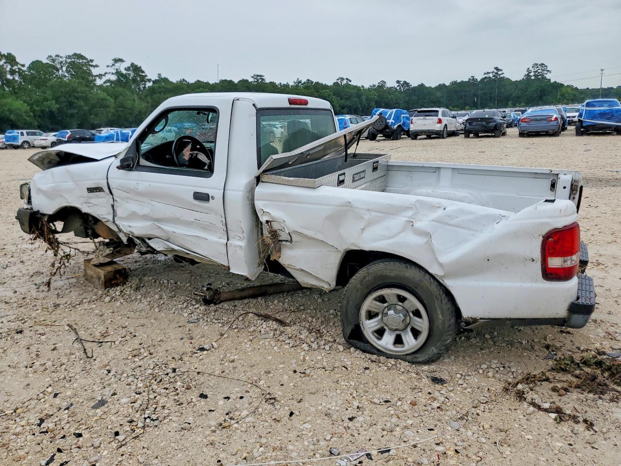 2009 Ford Ranger Белый vin: 1FTYR10D69PA26589