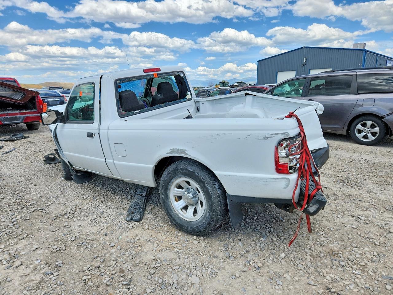 2009 Ford Ranger White vin: 1FTYR10D69PA42632