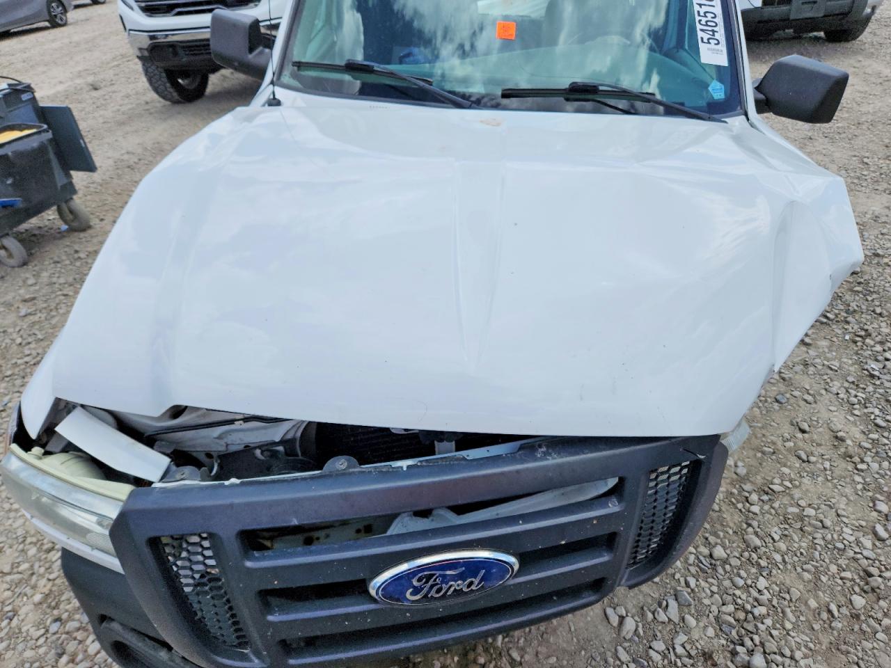 2009 Ford Ranger White vin: 1FTYR10D69PA42632