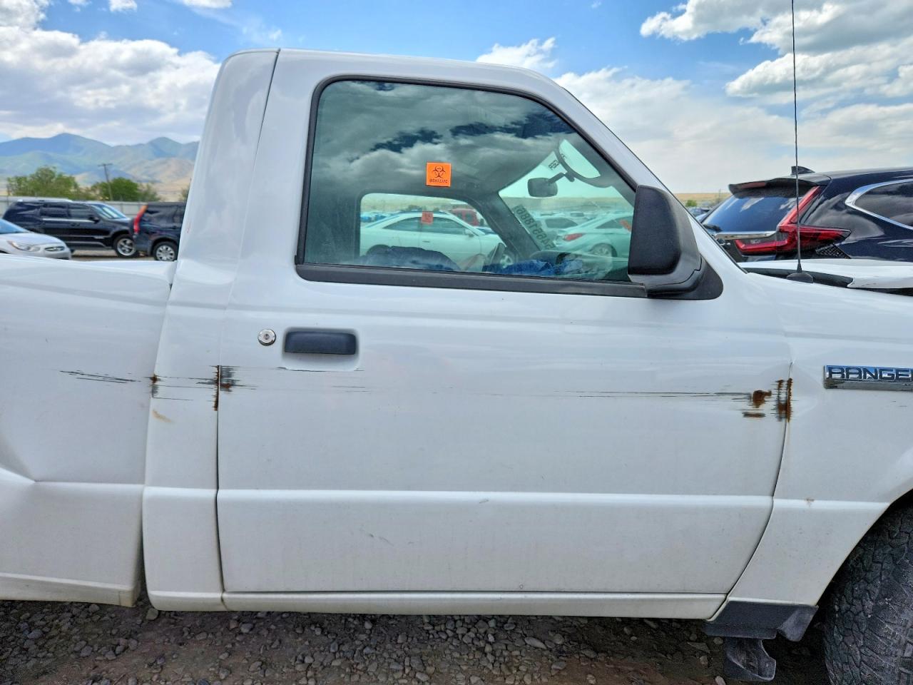 2009 Ford Ranger White vin: 1FTYR10D69PA42632