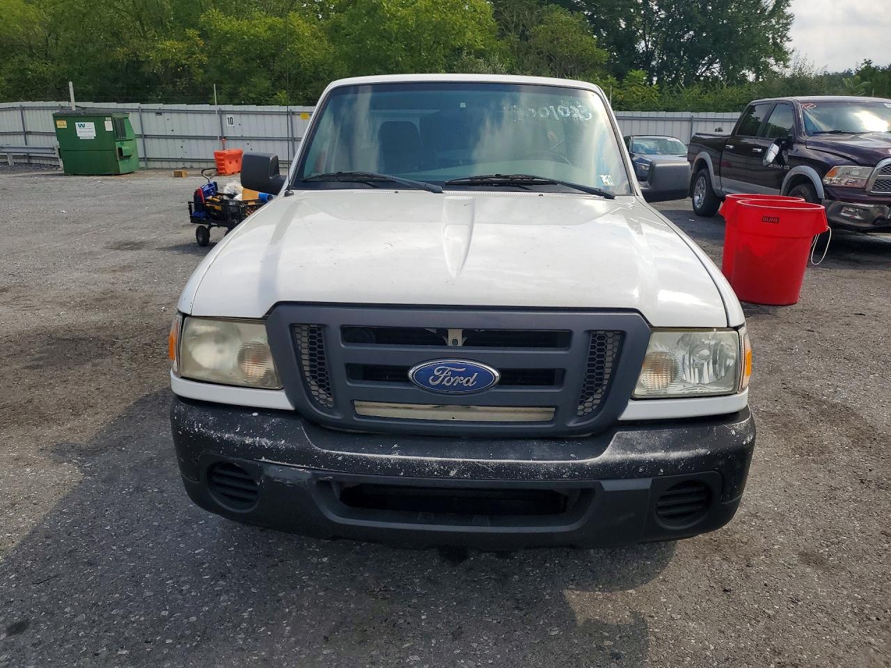 2009 Ford Ranger Белый vin: 1FTYR10D69PA43294