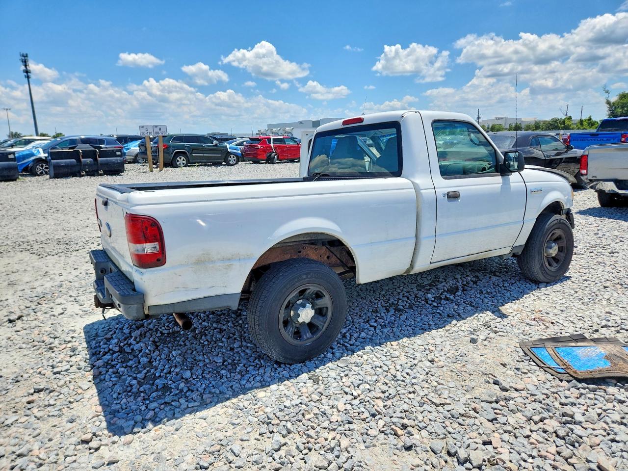 2009 Ford Ranger White vin: 1FTYR10D69PA50200