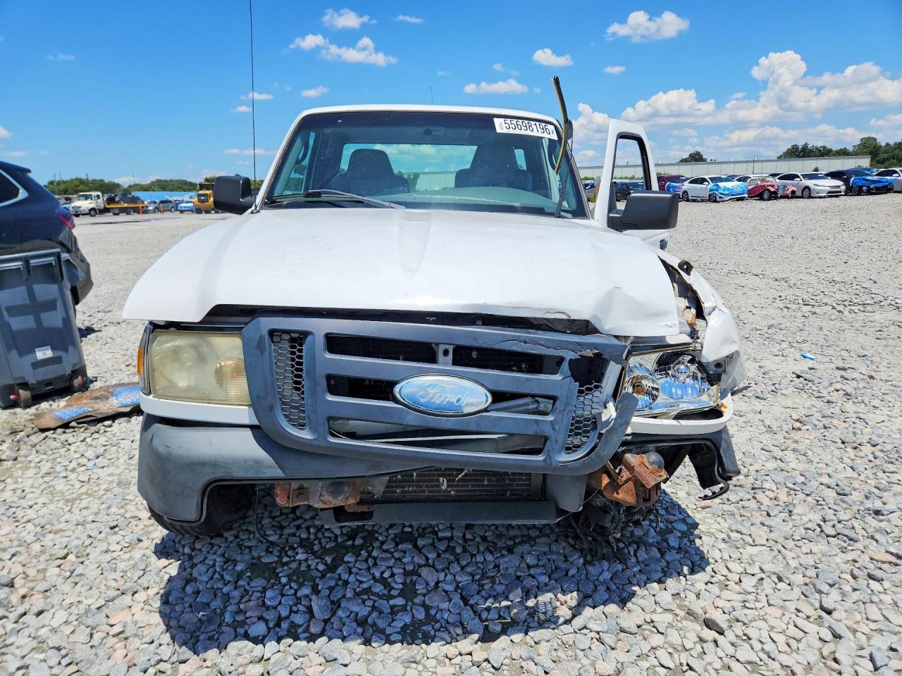 2009 Ford Ranger White vin: 1FTYR10D69PA50200