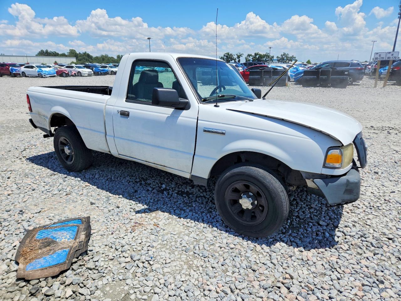 2009 Ford Ranger White vin: 1FTYR10D69PA50200