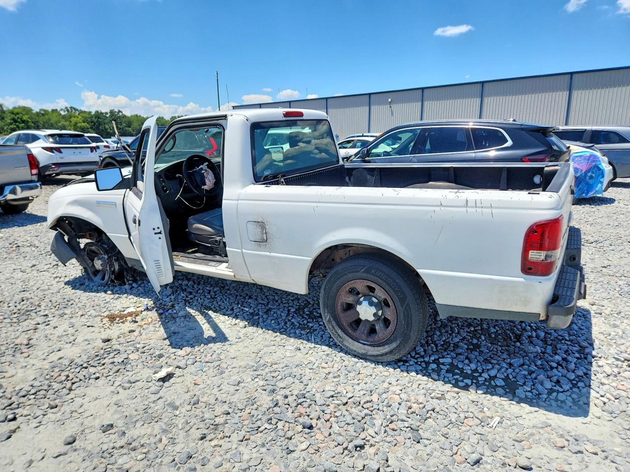 2009 Ford Ranger White vin: 1FTYR10D69PA50200