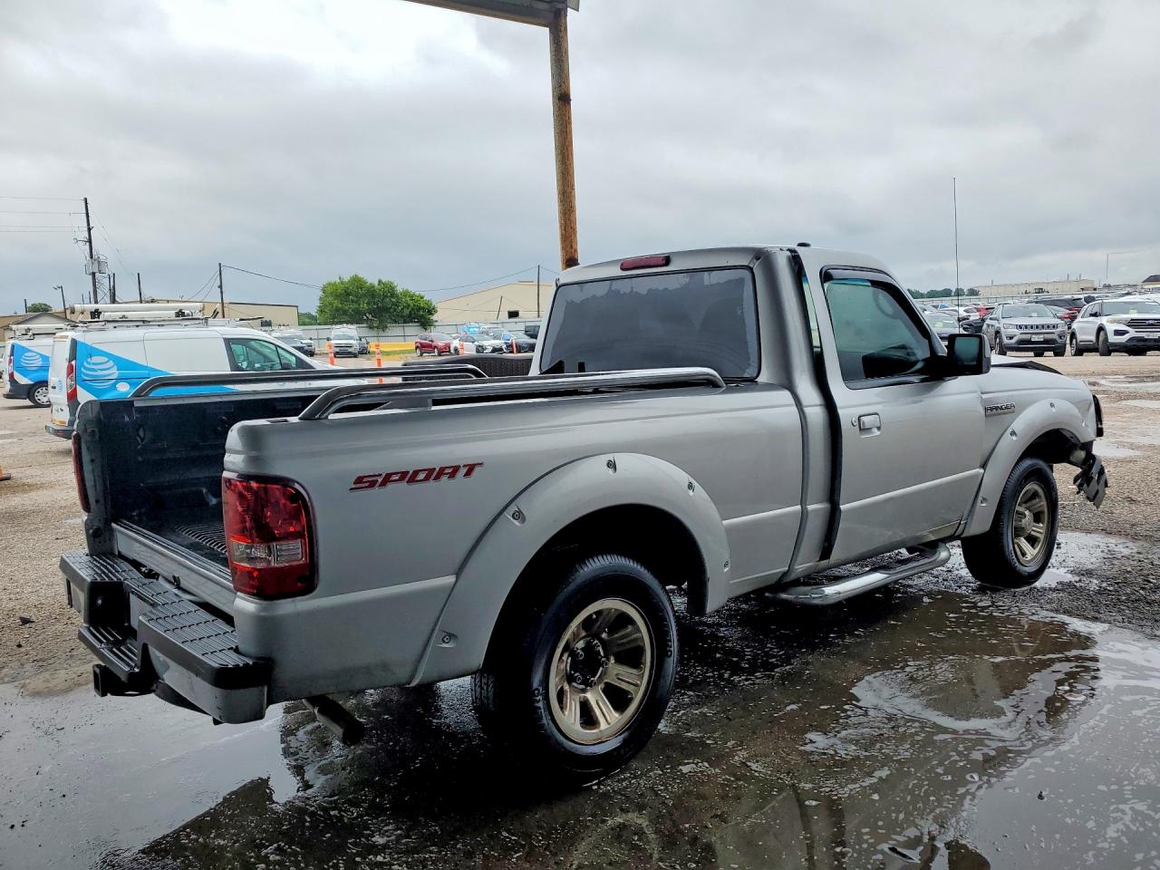 2009 Ford Ranger Silver vin: 1FTYR10D69PA59012