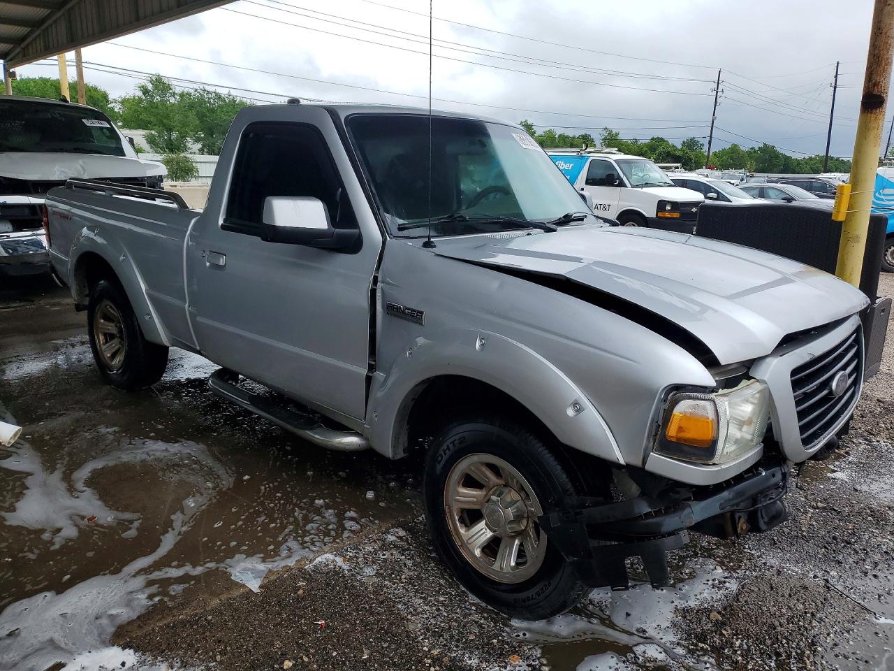 2009 Ford Ranger Silver vin: 1FTYR10D69PA59012