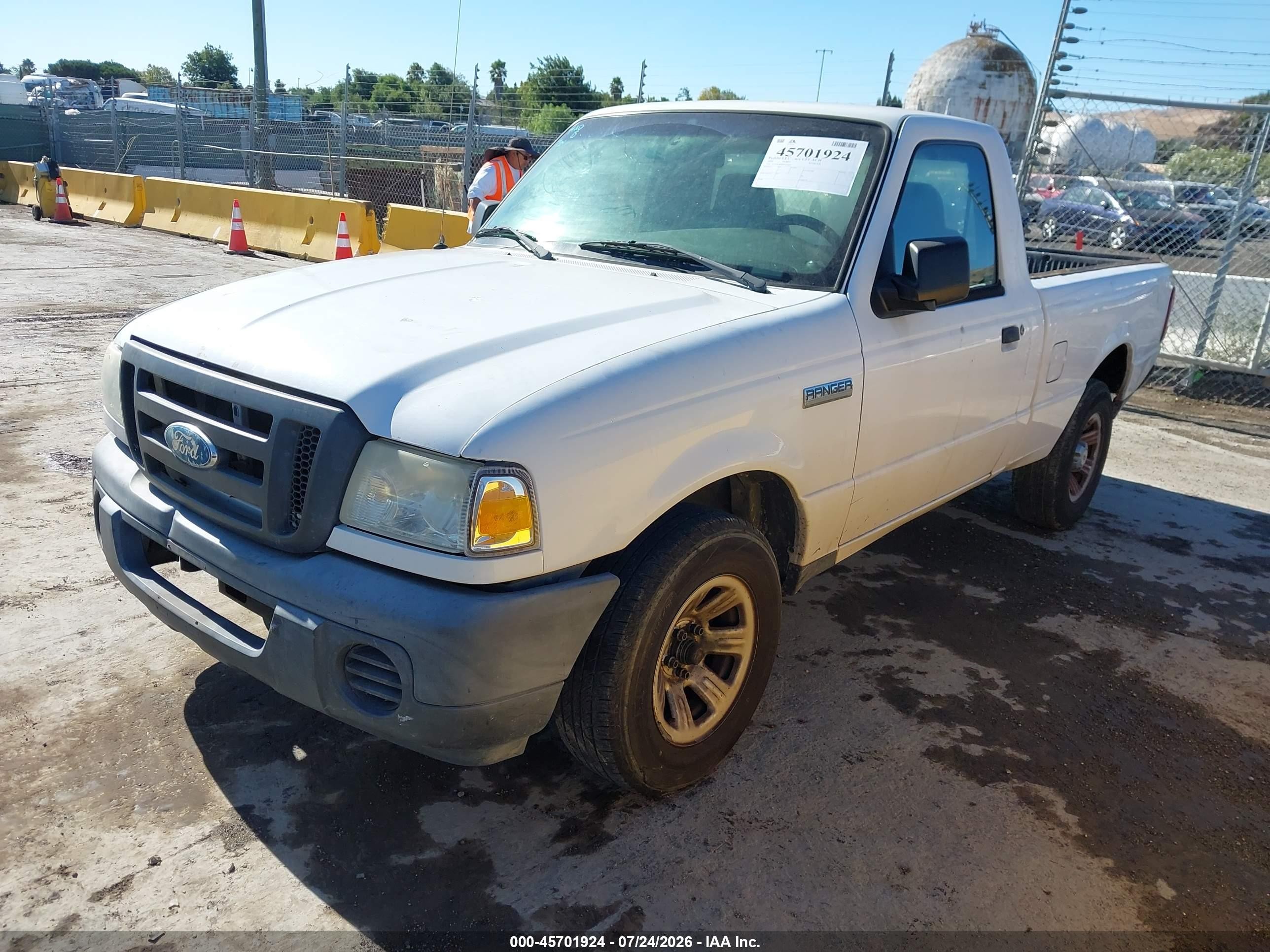 2009 Ford Ranger Sport/xl/xlt Белый vin: 1FTYR10D69PA64663