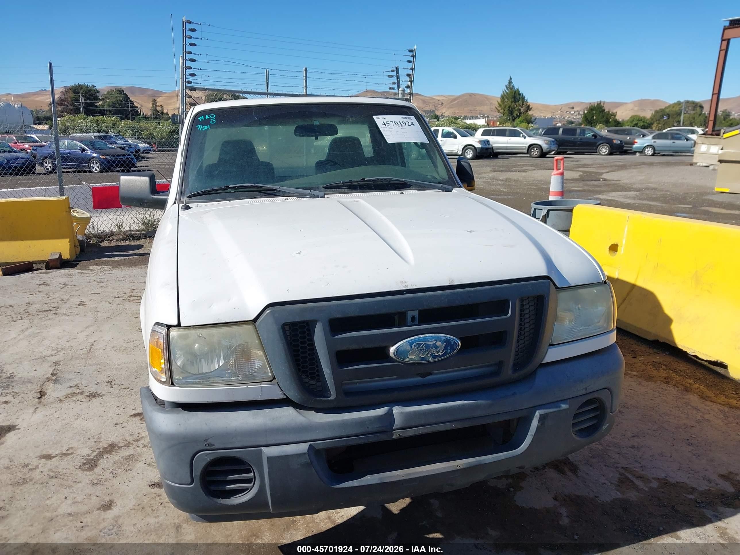 2009 Ford Ranger Sport/xl/xlt Белый vin: 1FTYR10D69PA64663