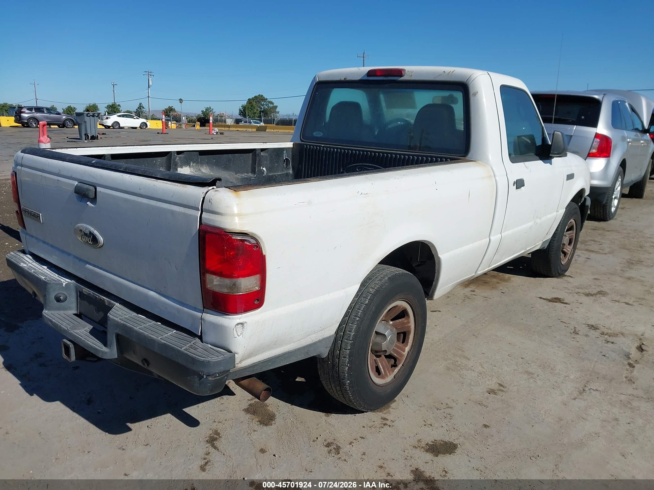 2009 Ford Ranger Sport/xl/xlt Белый vin: 1FTYR10D69PA64663
