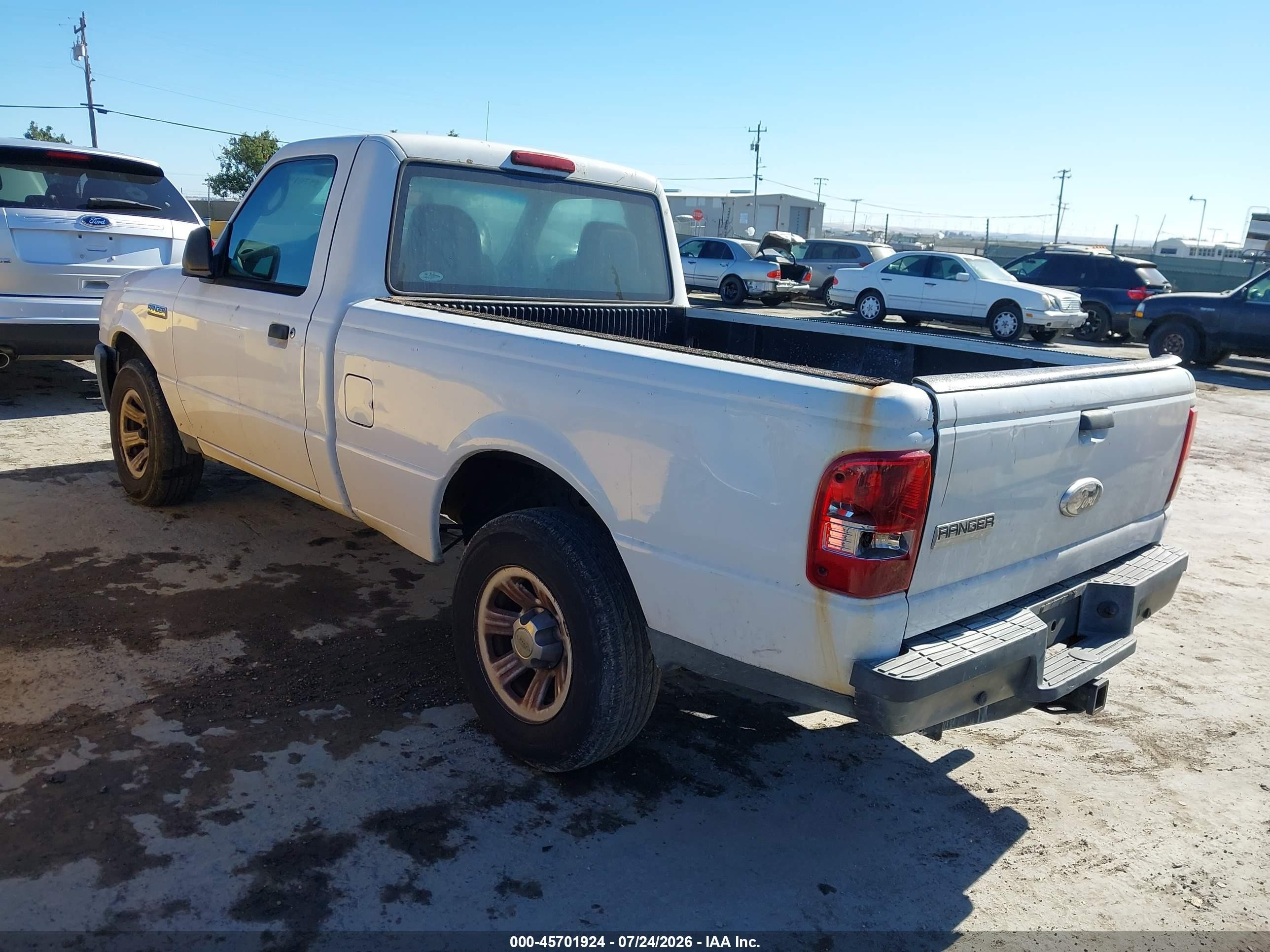 2009 Ford Ranger Sport/xl/xlt Белый vin: 1FTYR10D69PA64663