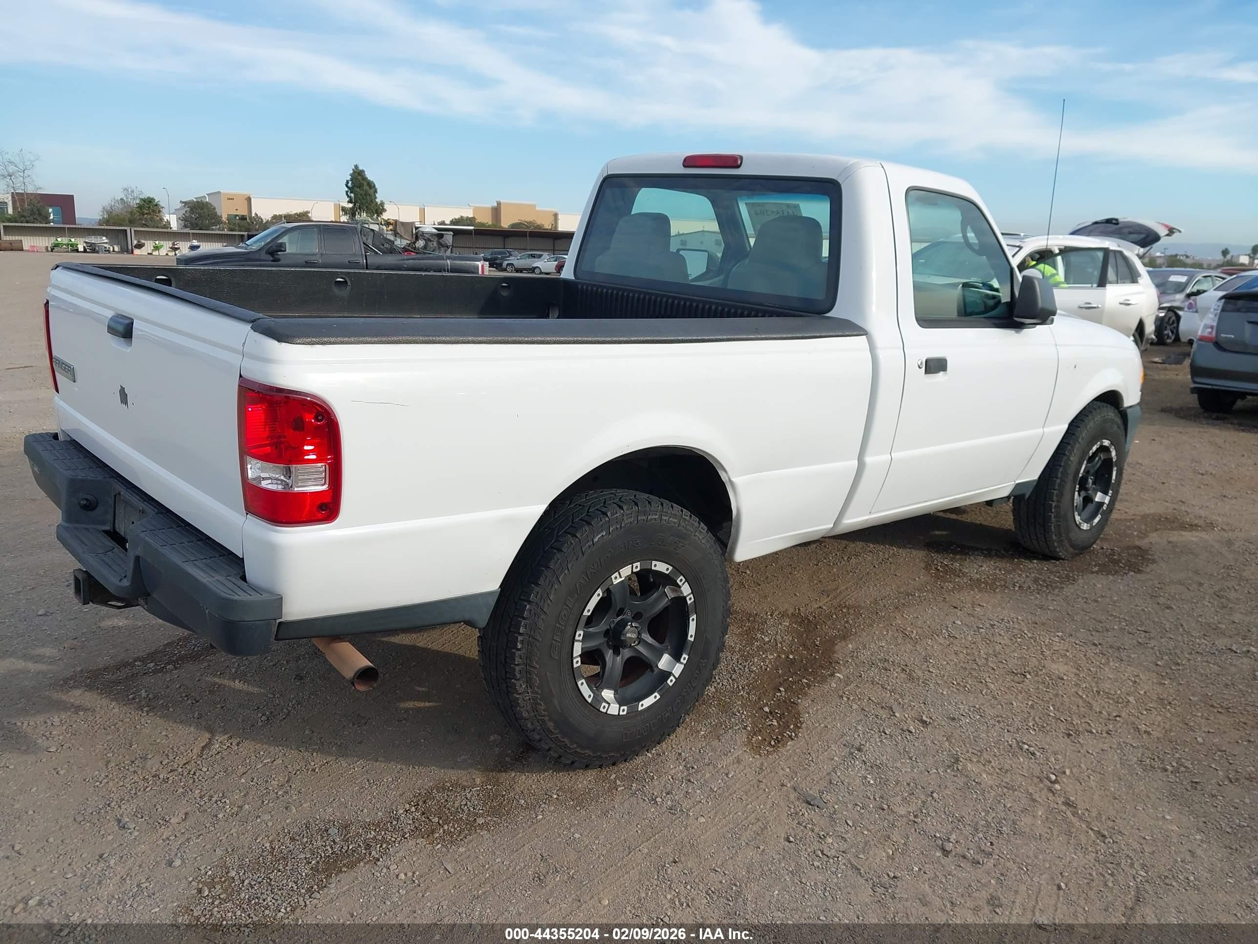 2009 Ford Ranger Sport/xl/xlt Белый vin: 1FTYR10D69PA69443