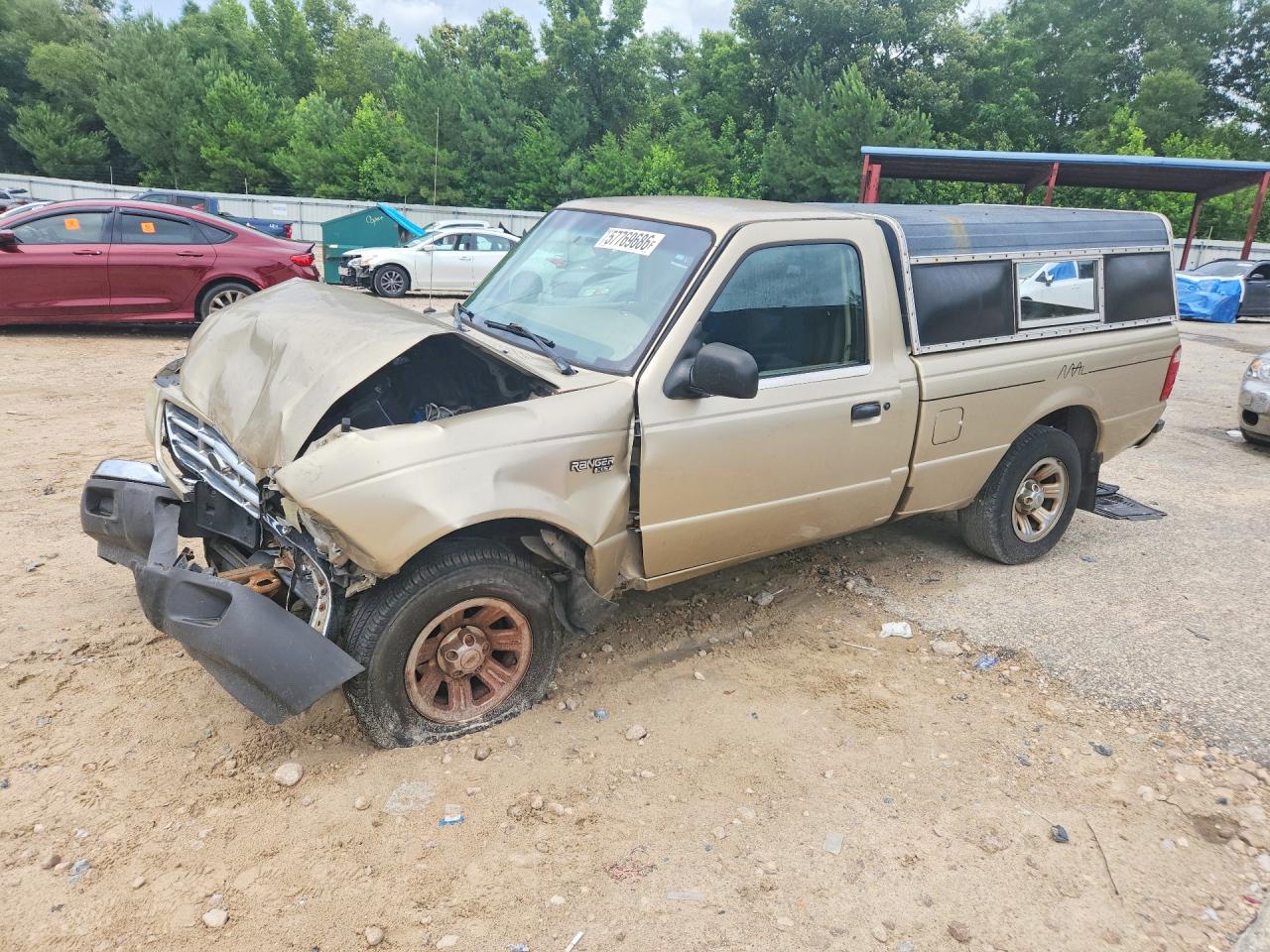 2001 Ford Ranger Золотой vin: 1FTYR10D71PB40492