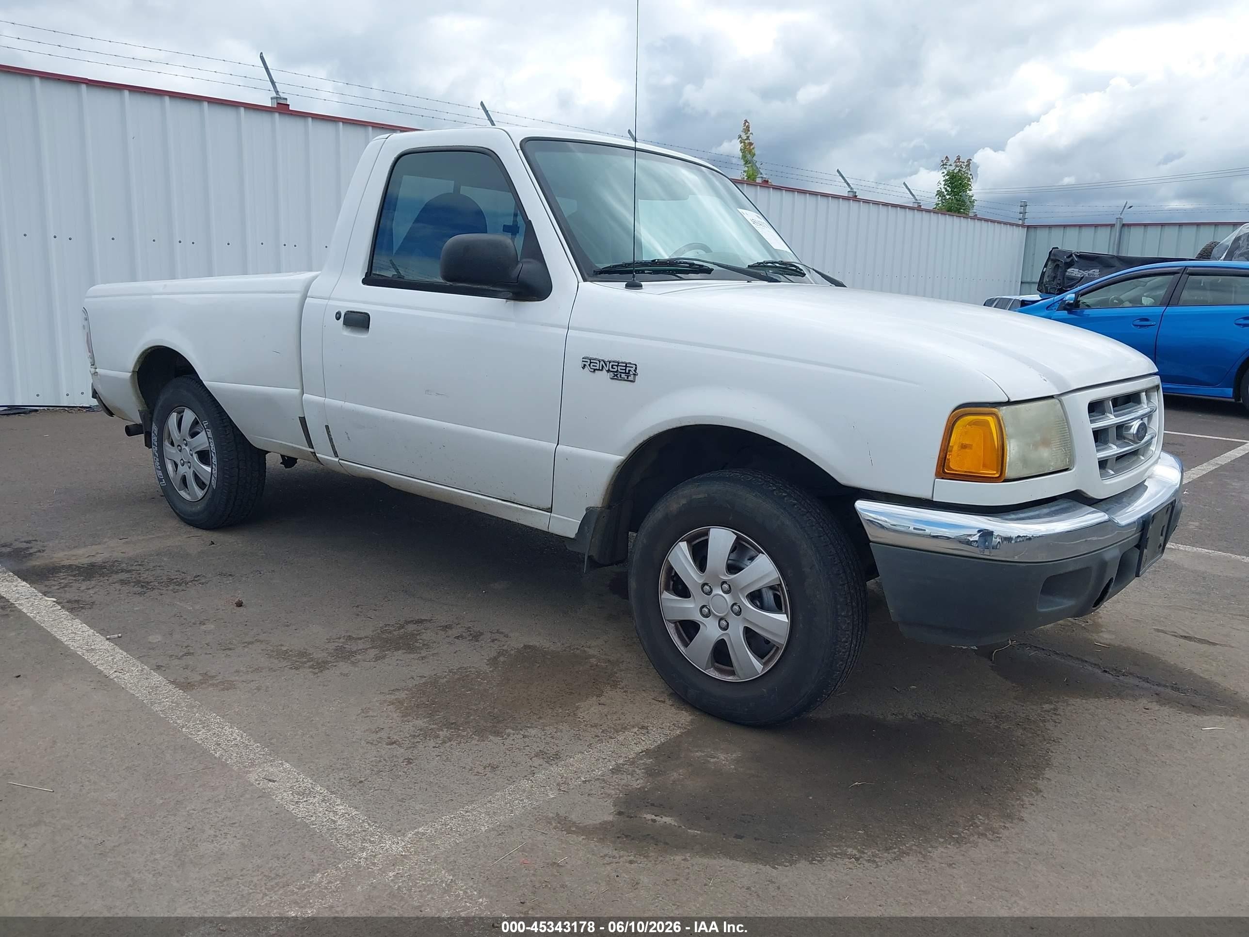 2002 Ford Ranger Xl/xlt White vin: 1FTYR10D72PA30978